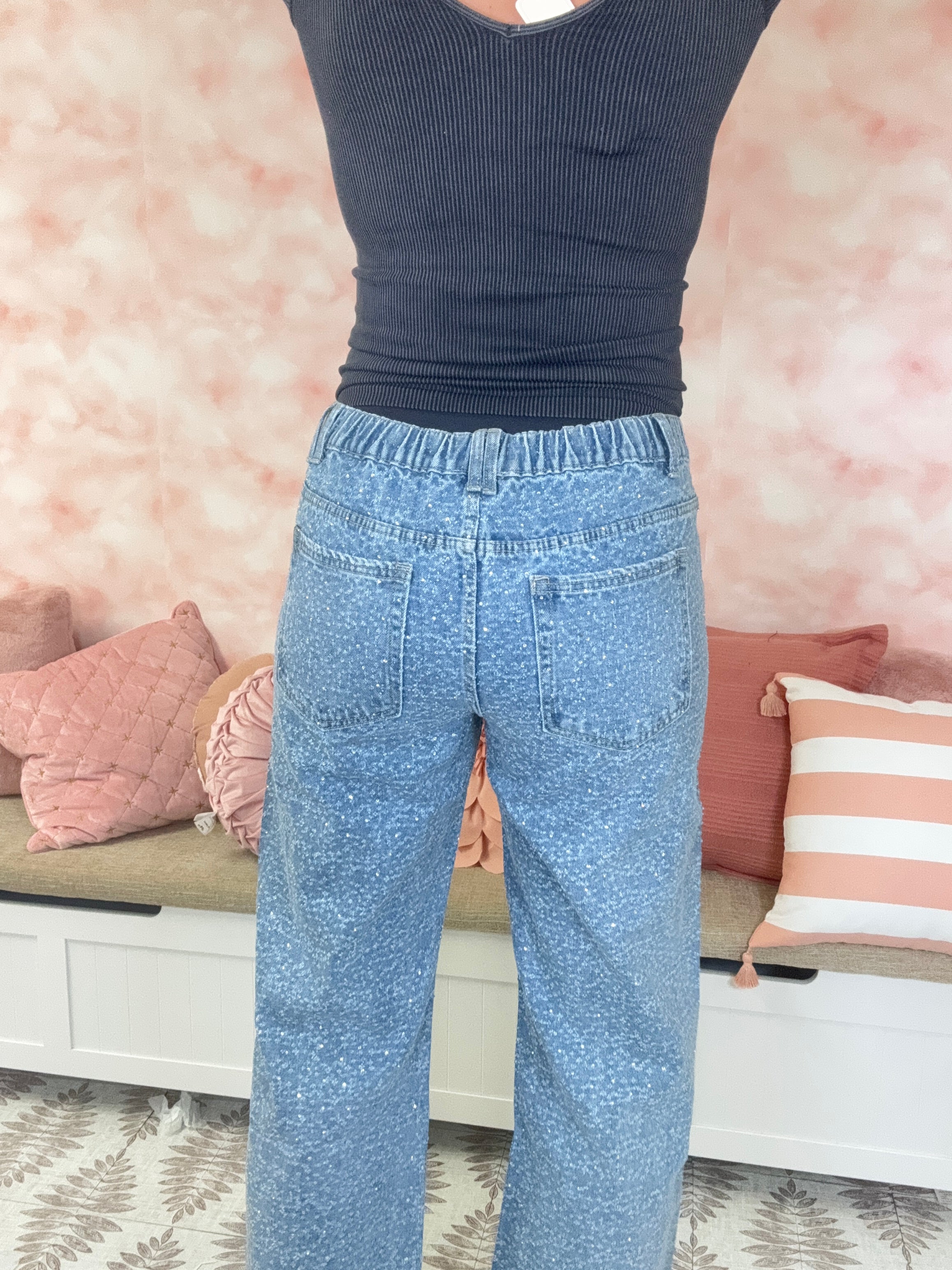 Oli & Hali Rhinestone Embellished Jeans