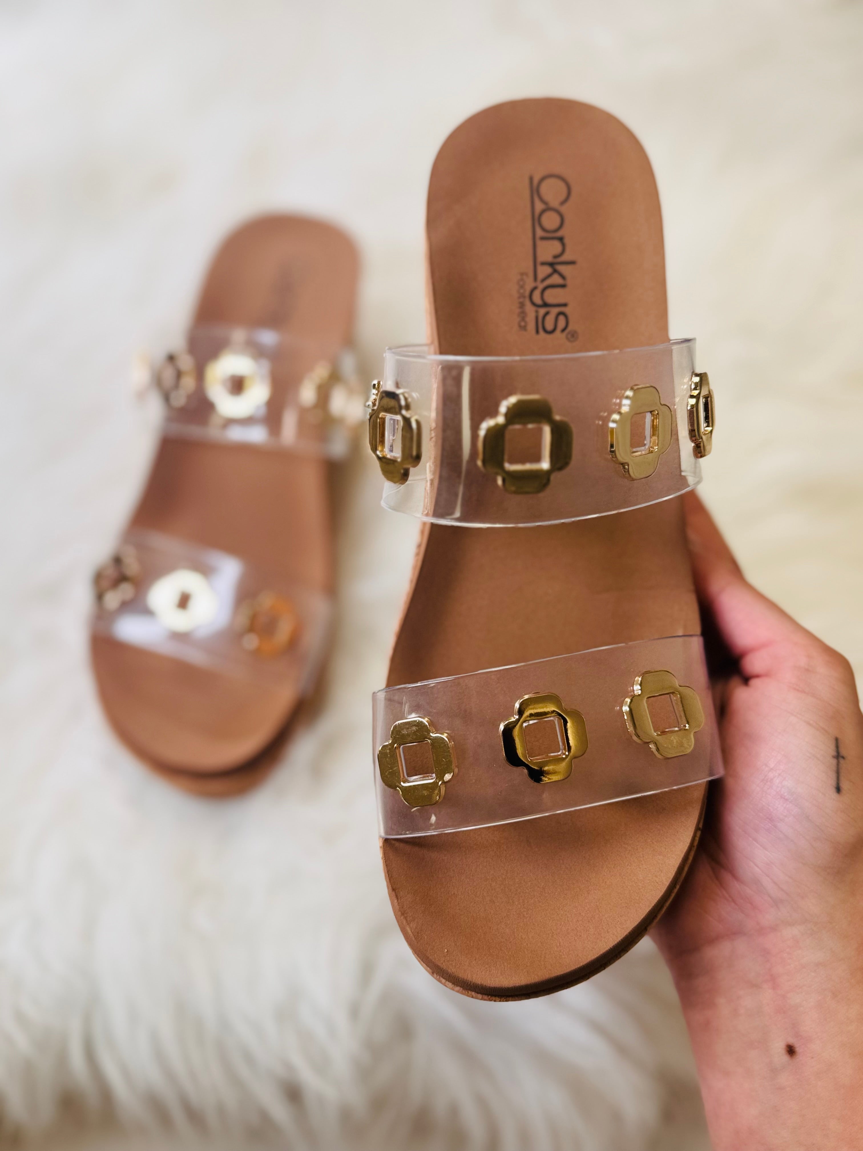 Corky’s Hi Tide Clear Wedges