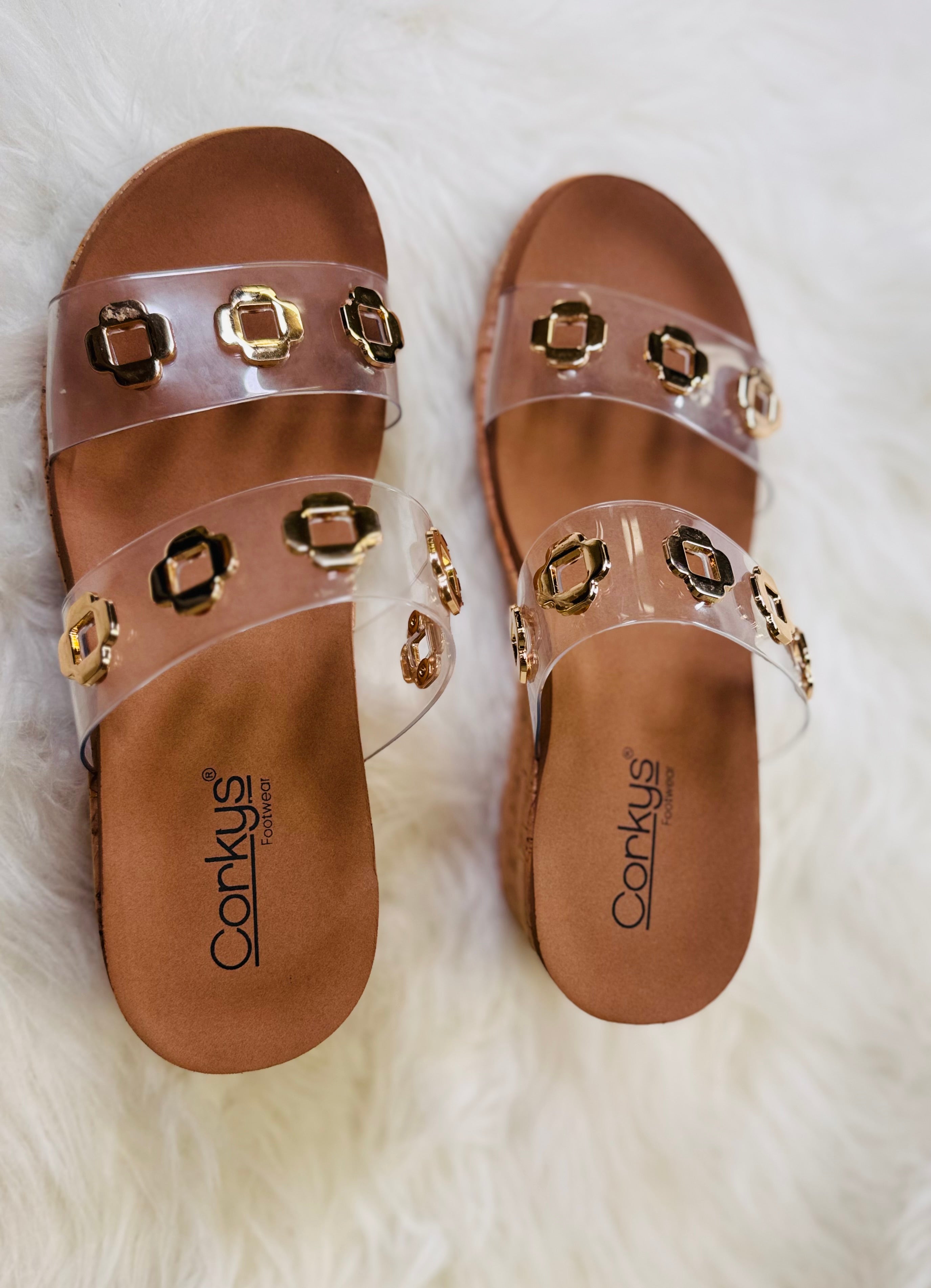 Corky’s Hi Tide Clear Wedges