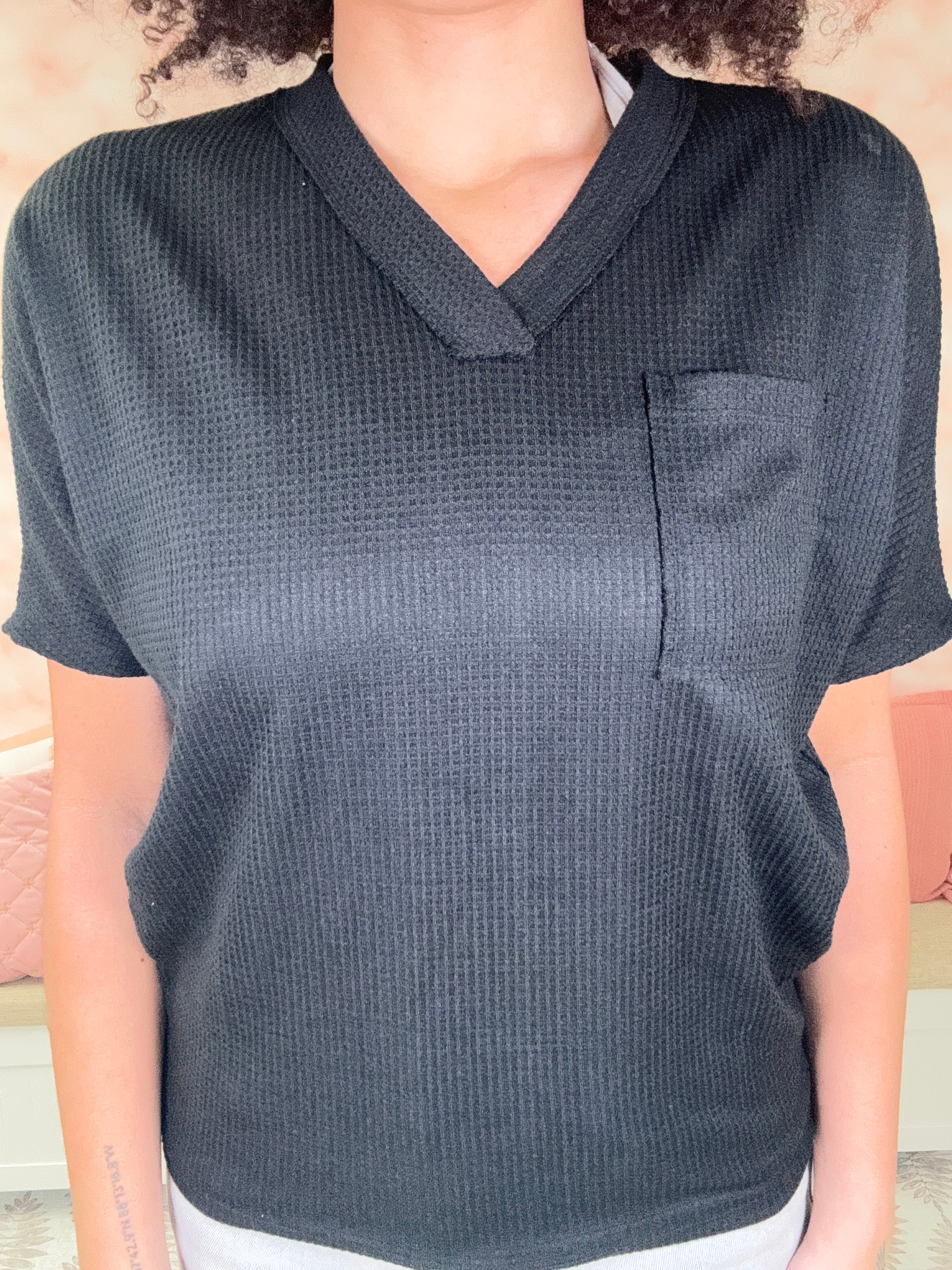 Andree By Unit 2 Toned Waffle Top