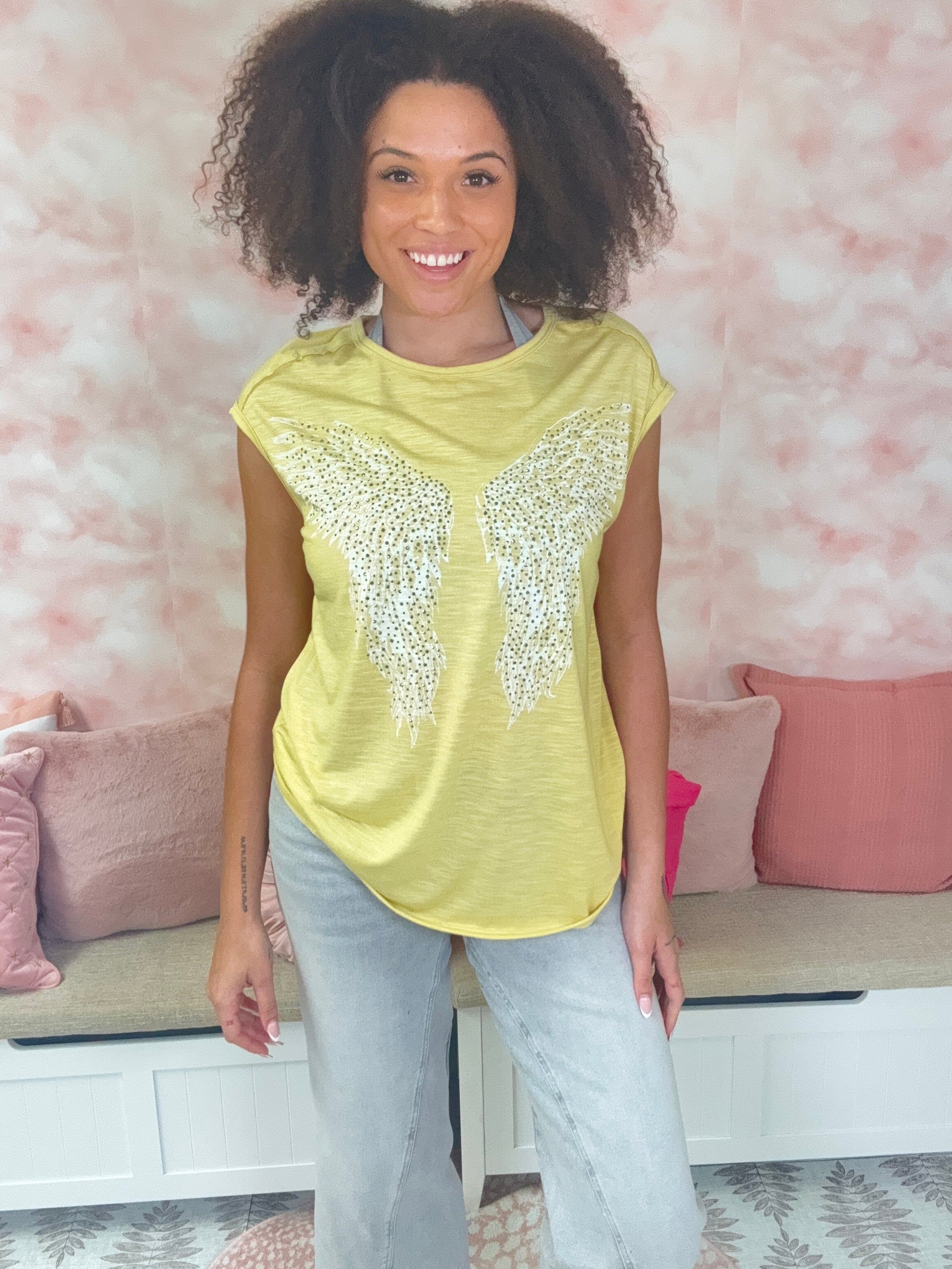 Vocal Angel Wing Top