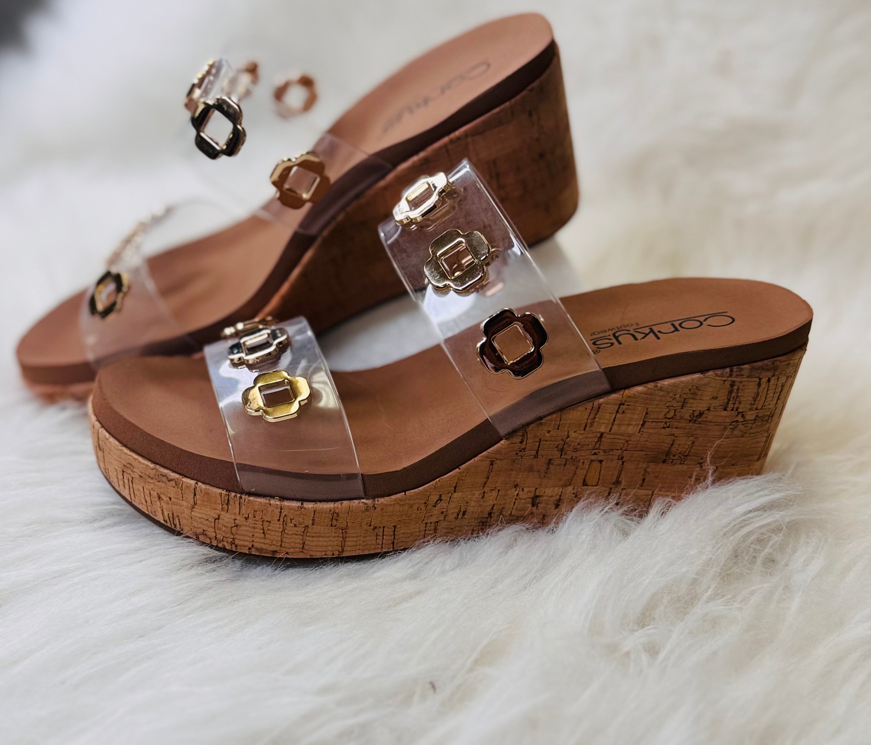 Corky’s Hi Tide Clear Wedges