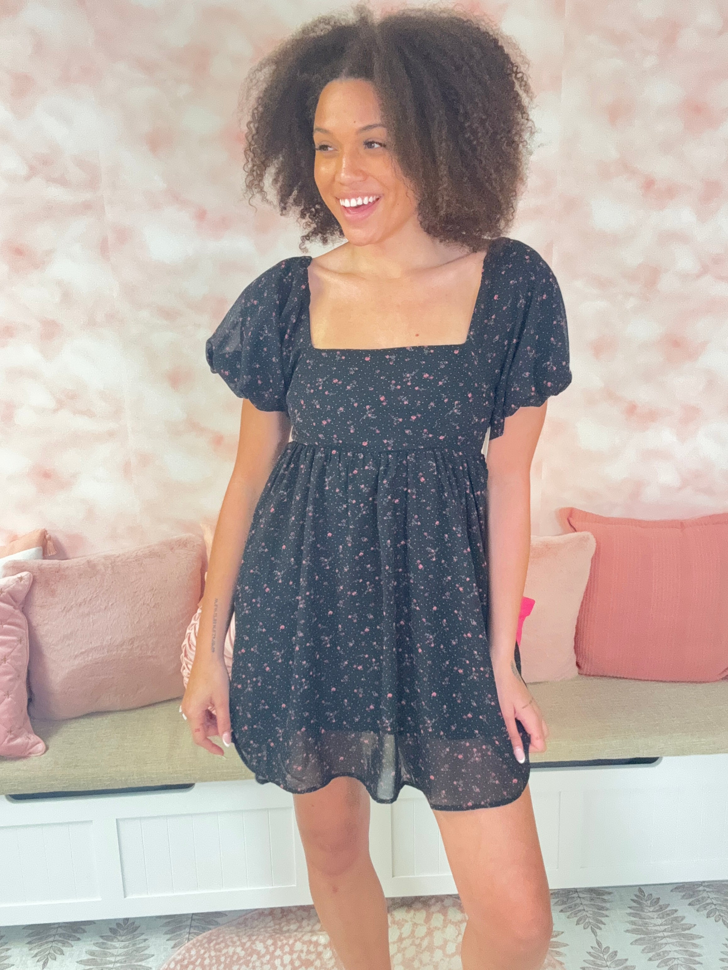 White Birch Romance Baby Doll Dress