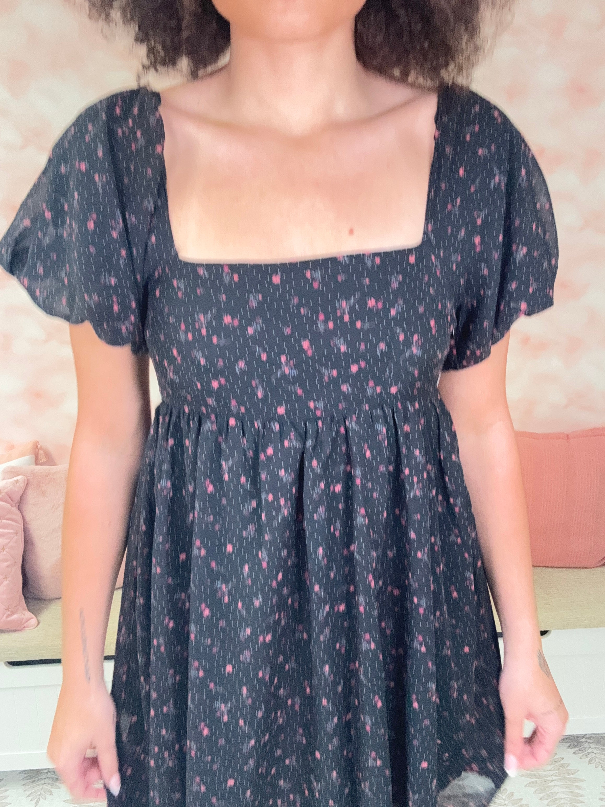 White Birch Romance Baby Doll Dress