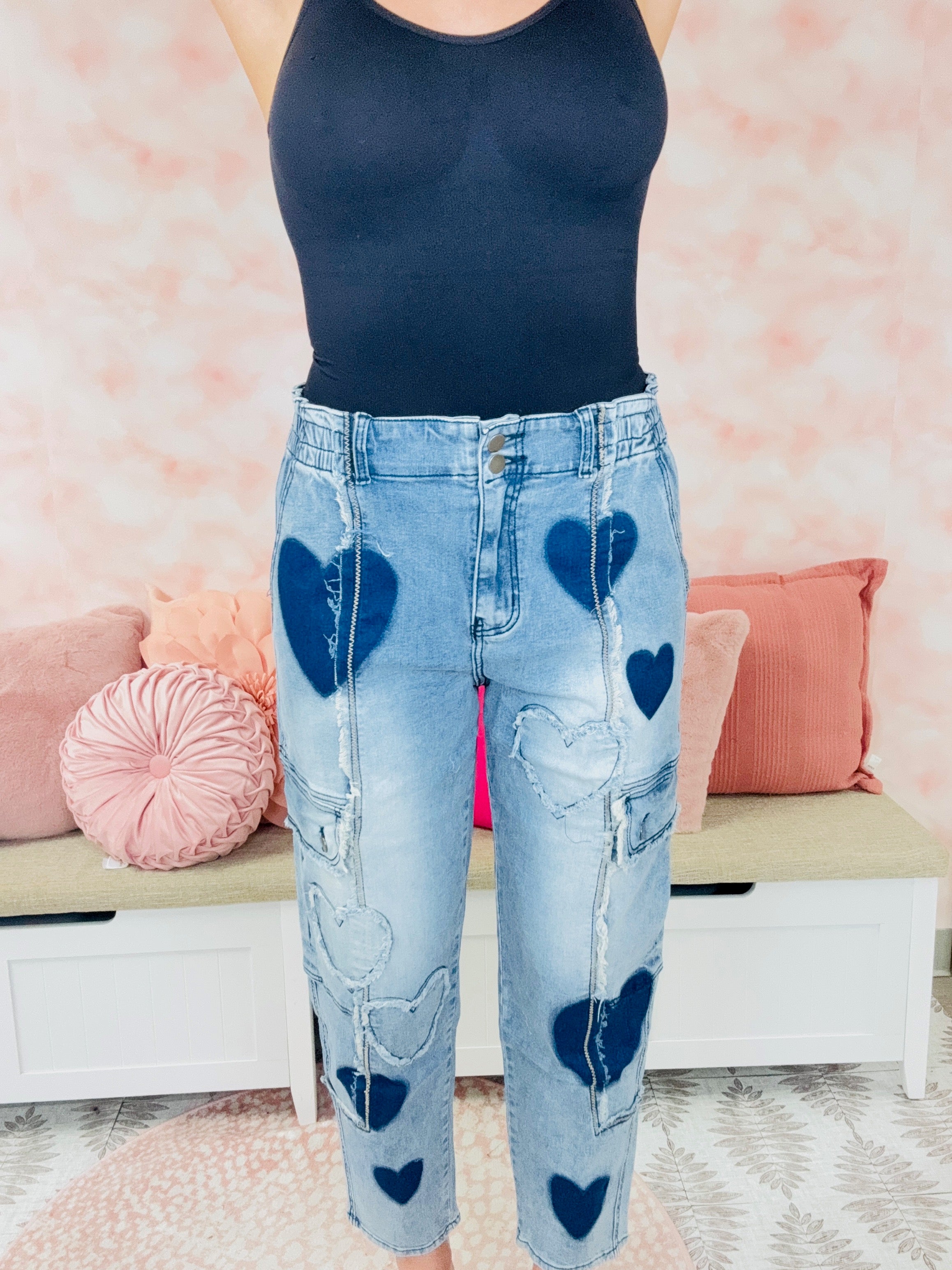 Oli & Hali Blue Heart Jeans