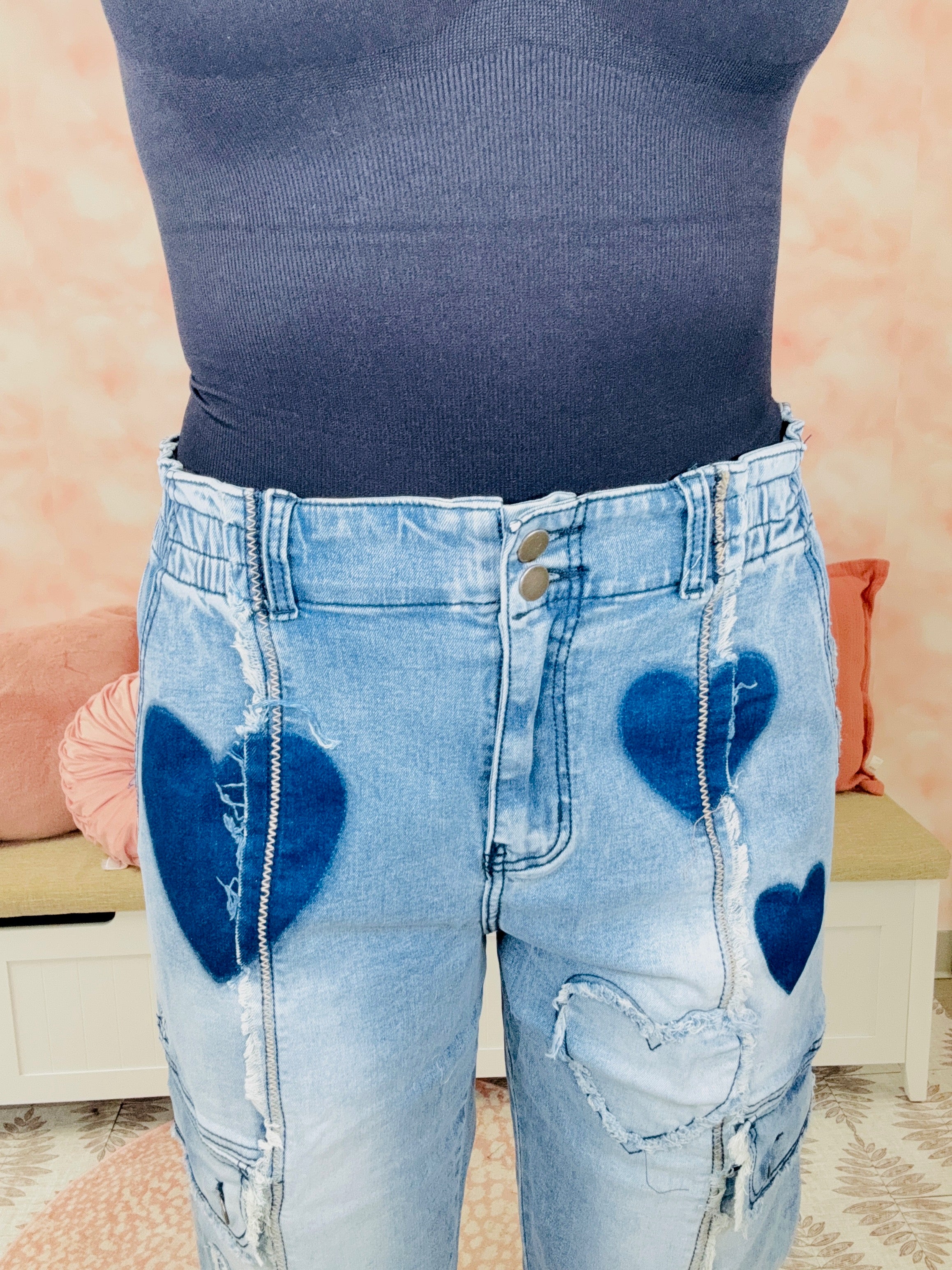 Oli & Hali Blue Heart Jeans