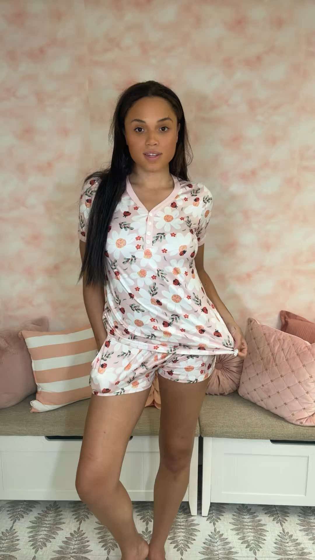 Shirley and Stone You're My Lady(bug) Short Sleeve Short PJ set