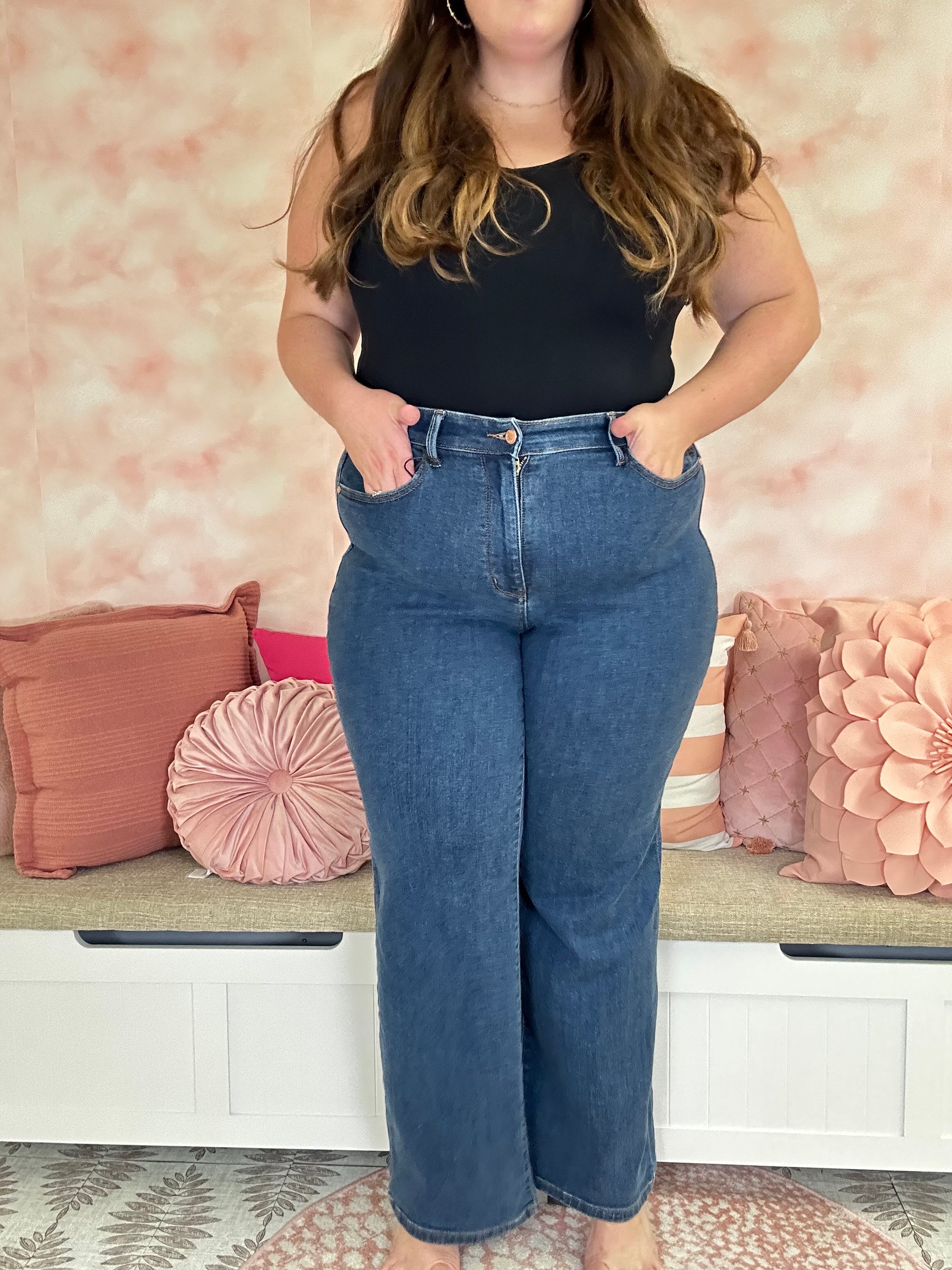Judy Blue High Waist Vintage Wide Jeans