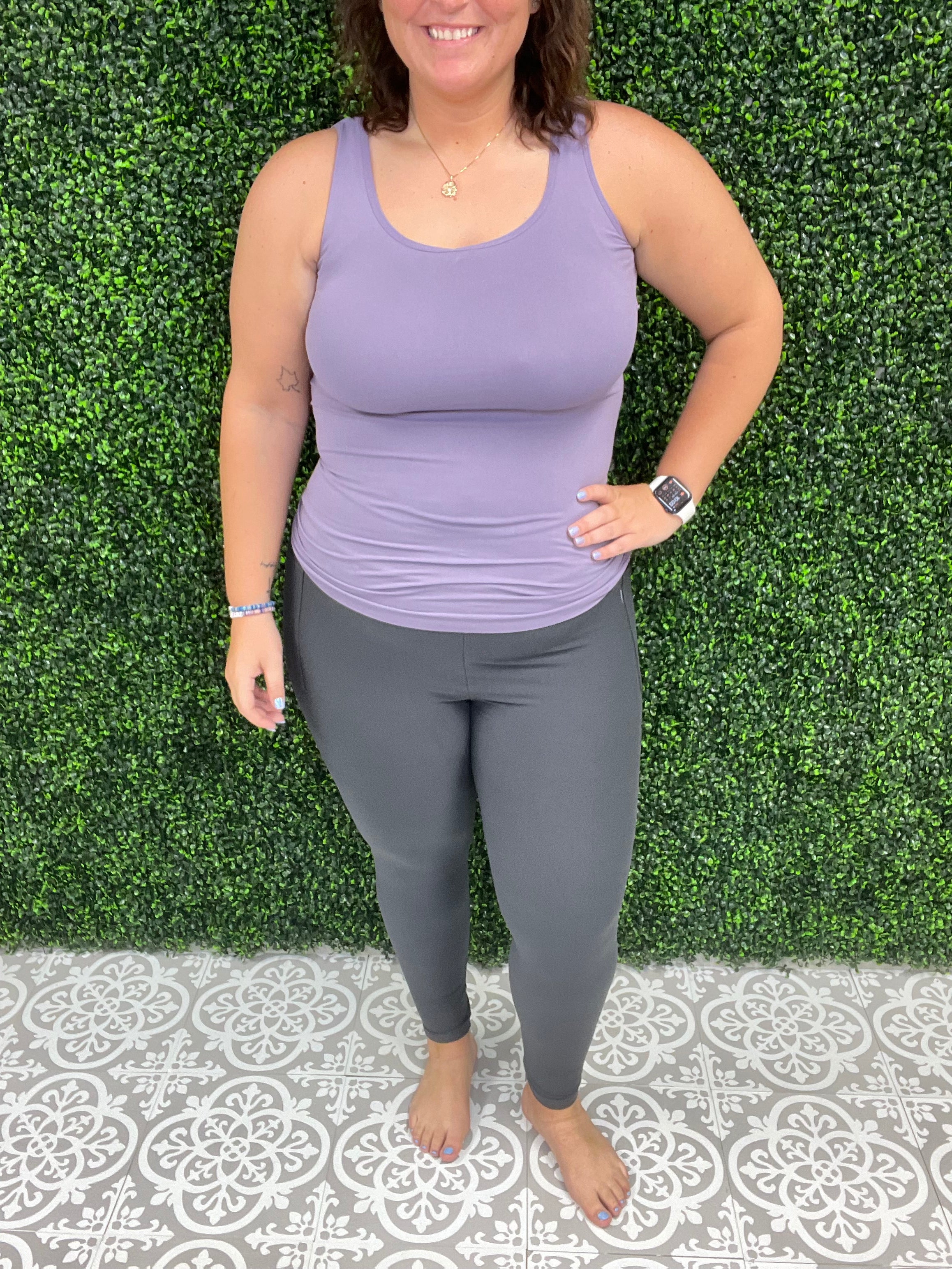 Flannel Rose Favorite Leggings