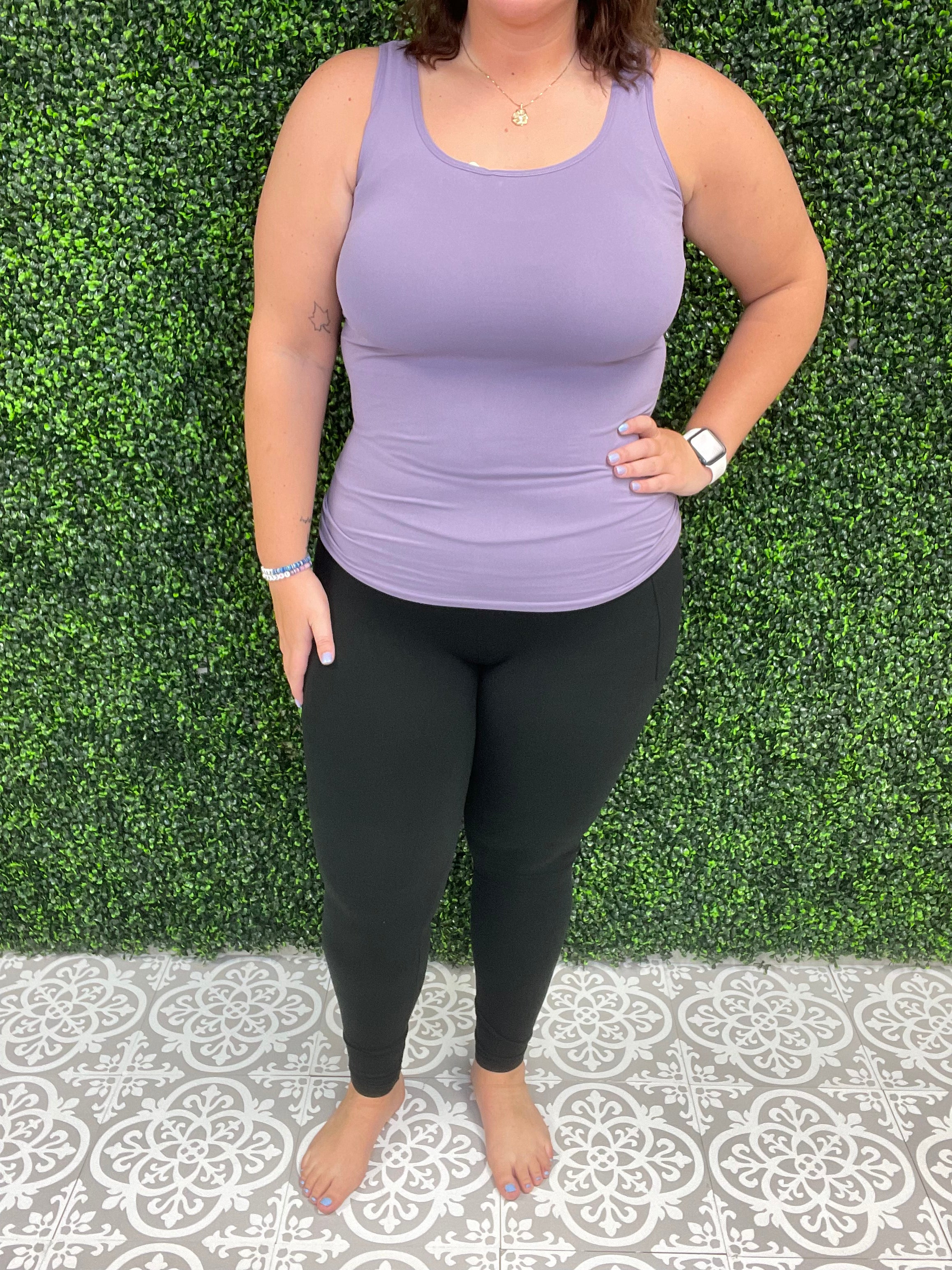 Flannel Rose Favorite Leggings