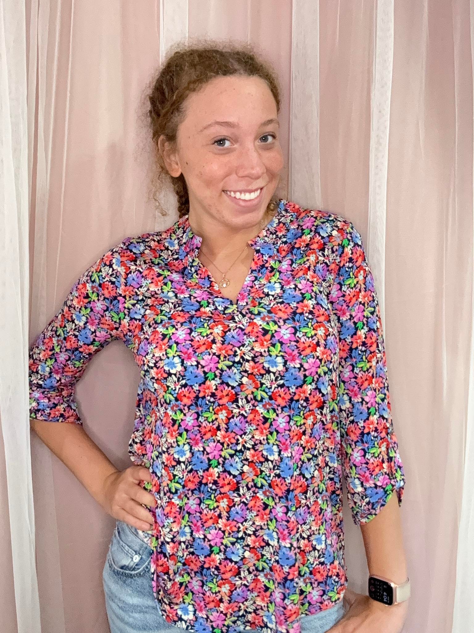 Dear Scarlett Watch Me Bloom Top