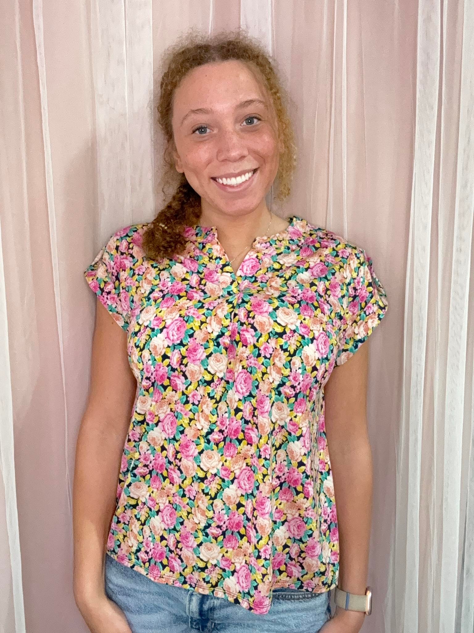 Dear Scarlett Palette of Roses Top