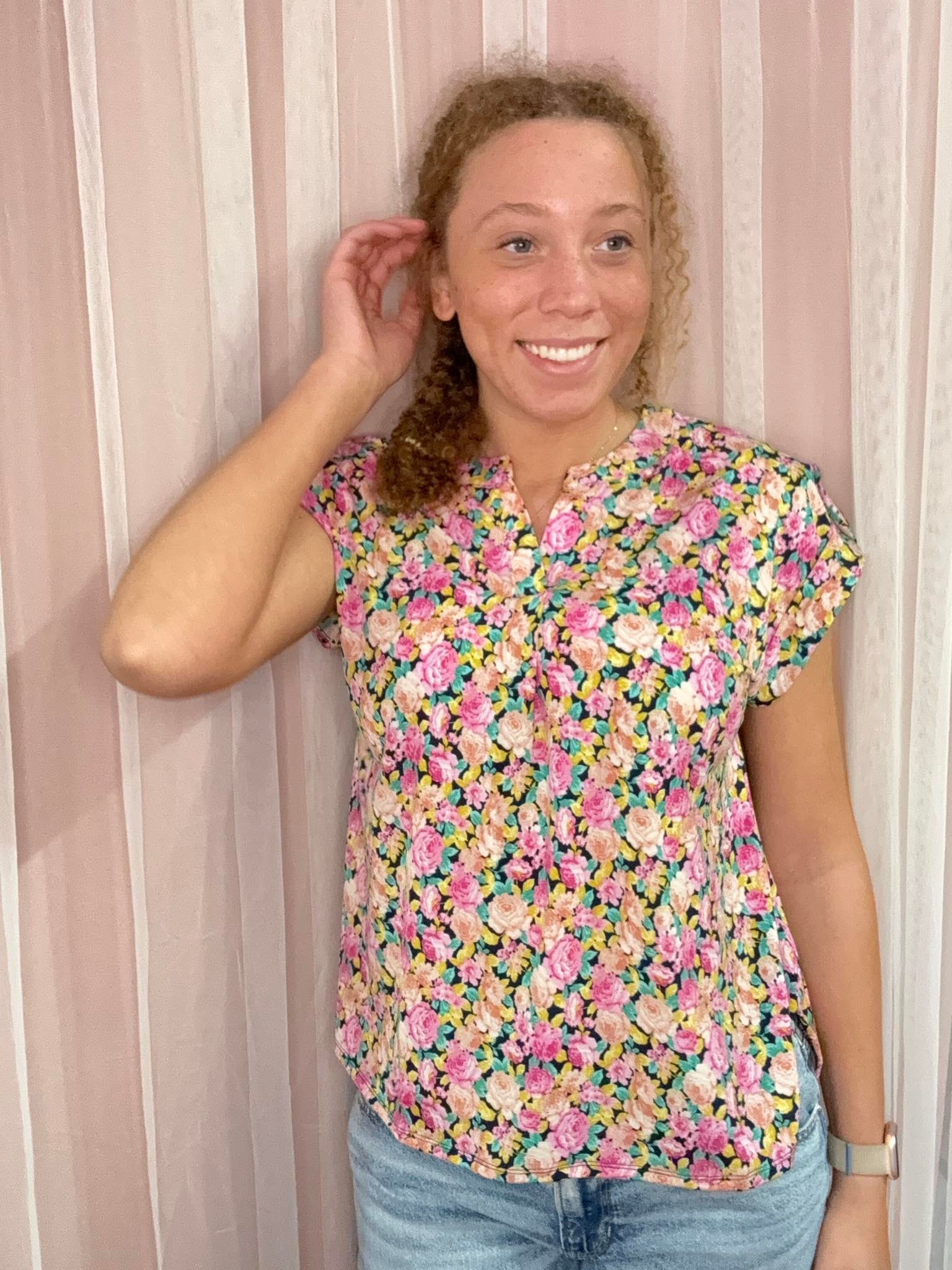 Dear Scarlett Palette of Roses Top