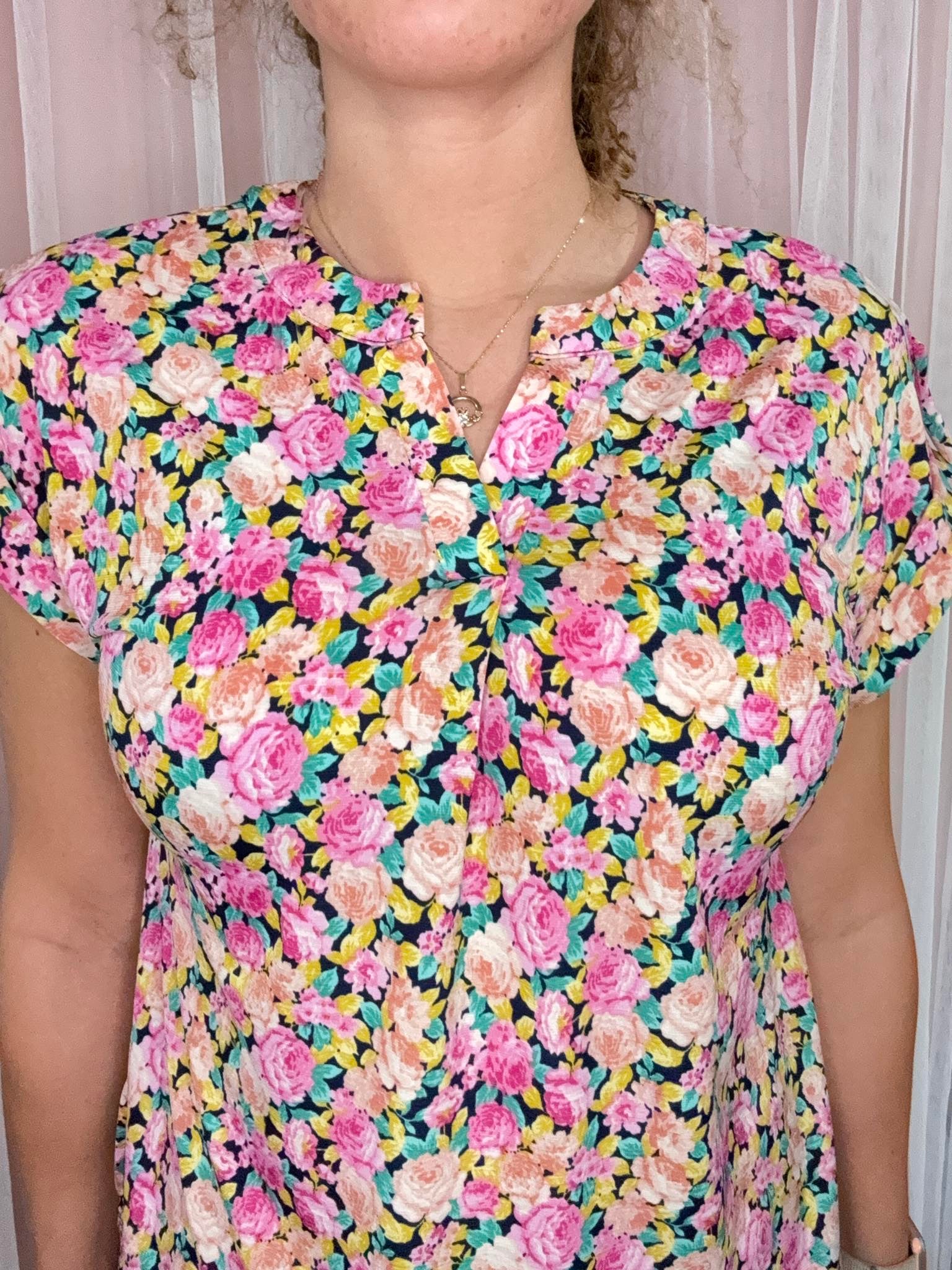 Dear Scarlett Palette of Roses Top