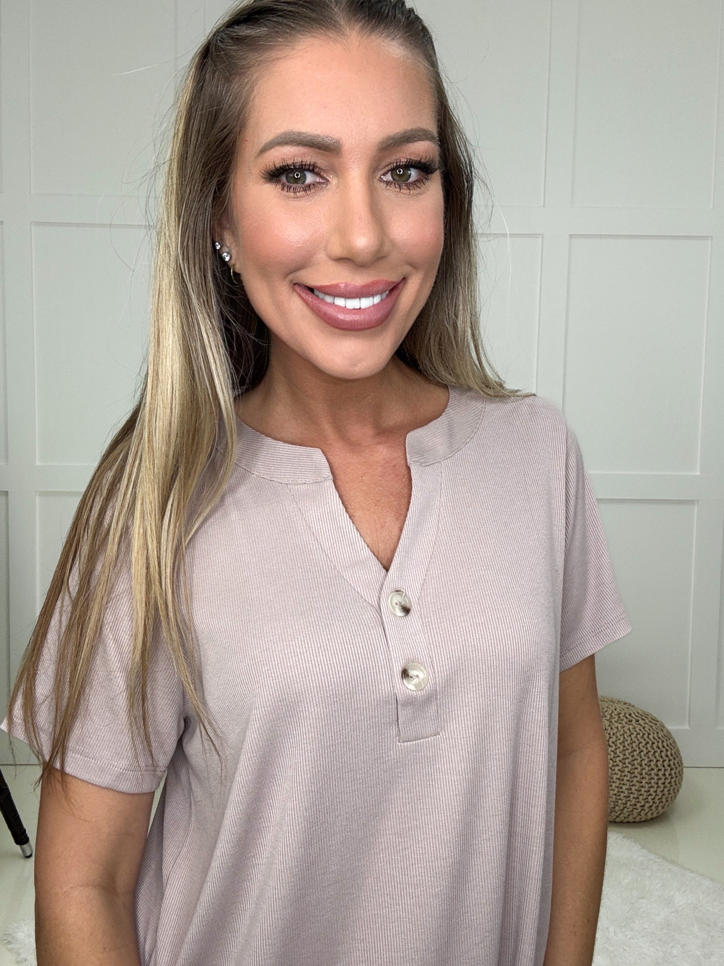 Rodeo Rose Button Top-100 Short Sleeves- Simply Simpson's Boutique is a Women's Online Fashion Boutique Located in Jupiter, Florida
