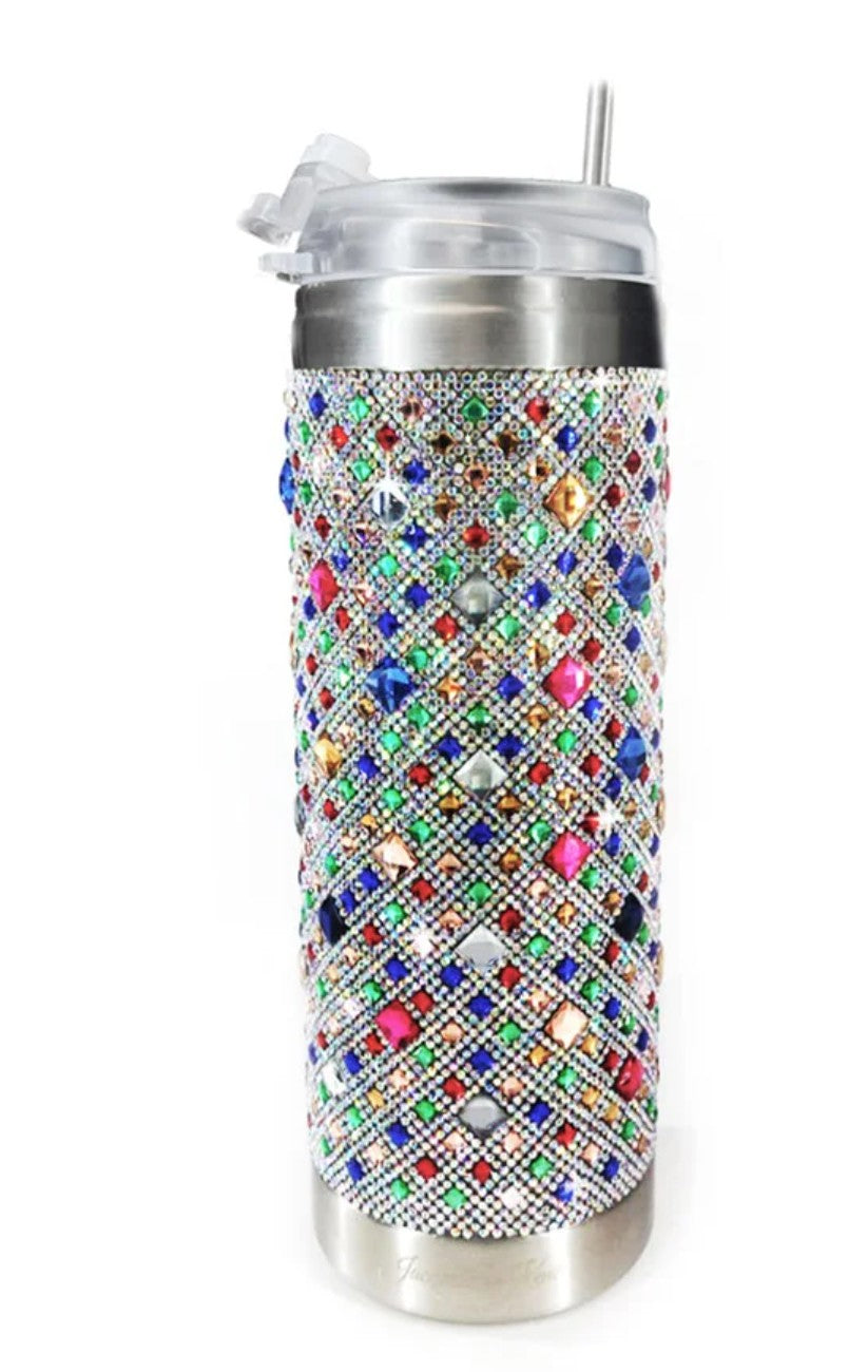 Jacqueline Kent Royal Ice Candy Crush Luxe Tumbler