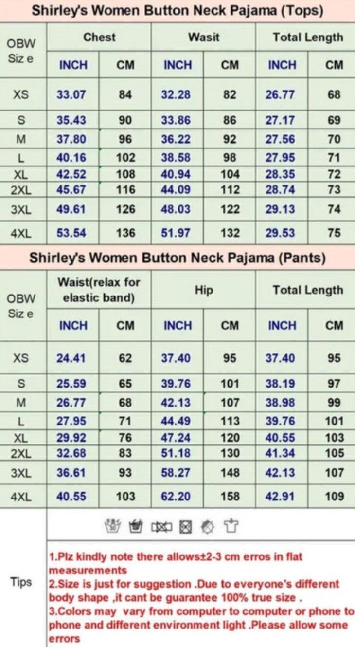 Shirley & Stone Chicken Capri Pajama Sets