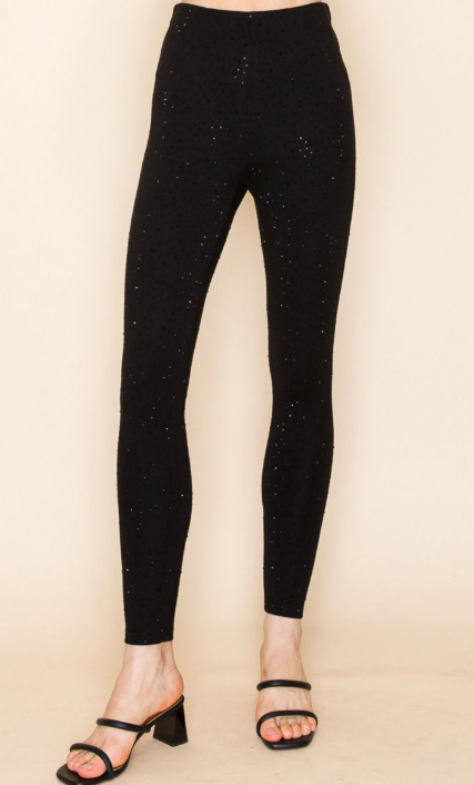 White Birch Metallic Leggings