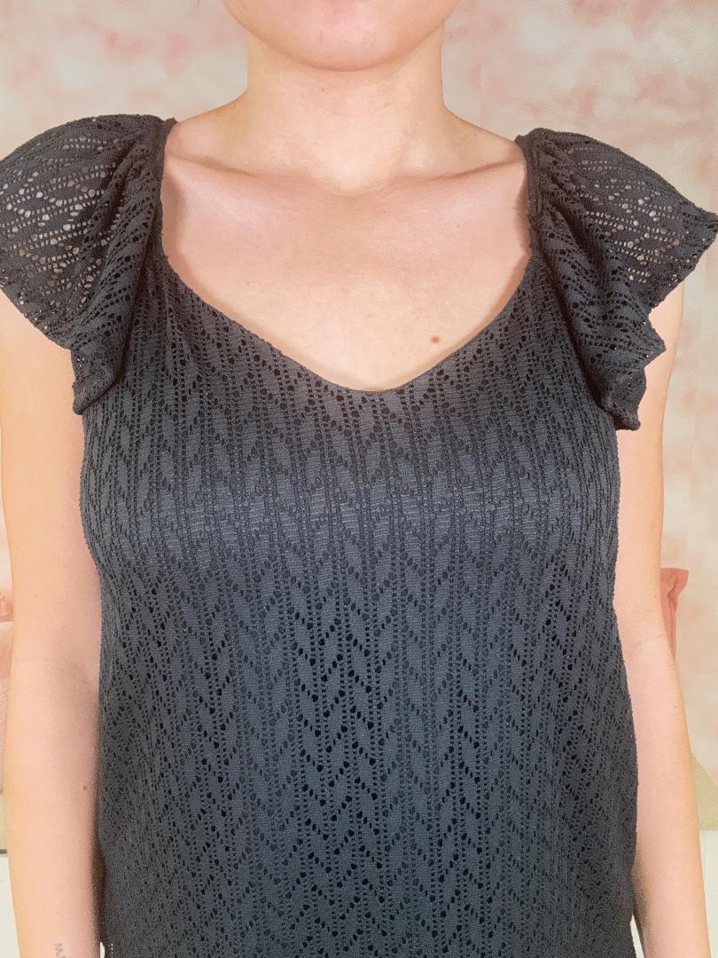 Sew in Love Flutter Sleeve Ruffle Tank