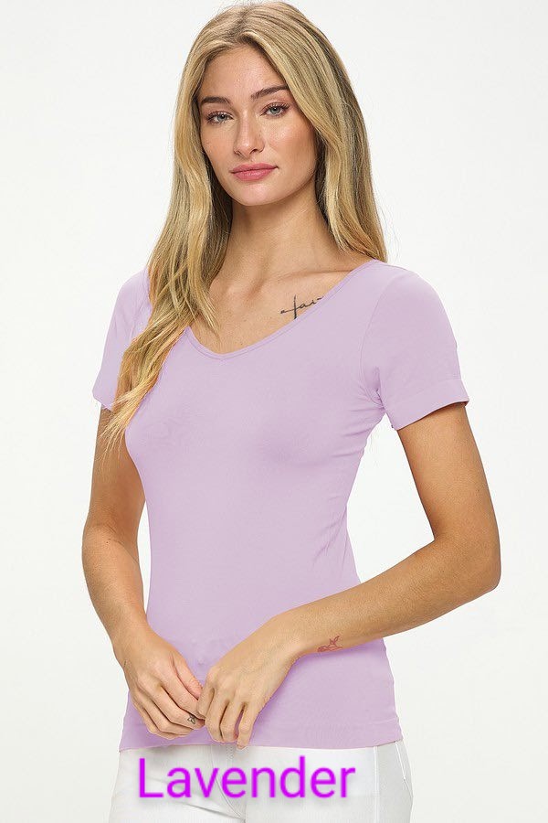 Yelete Reversible Short Sleeve Top