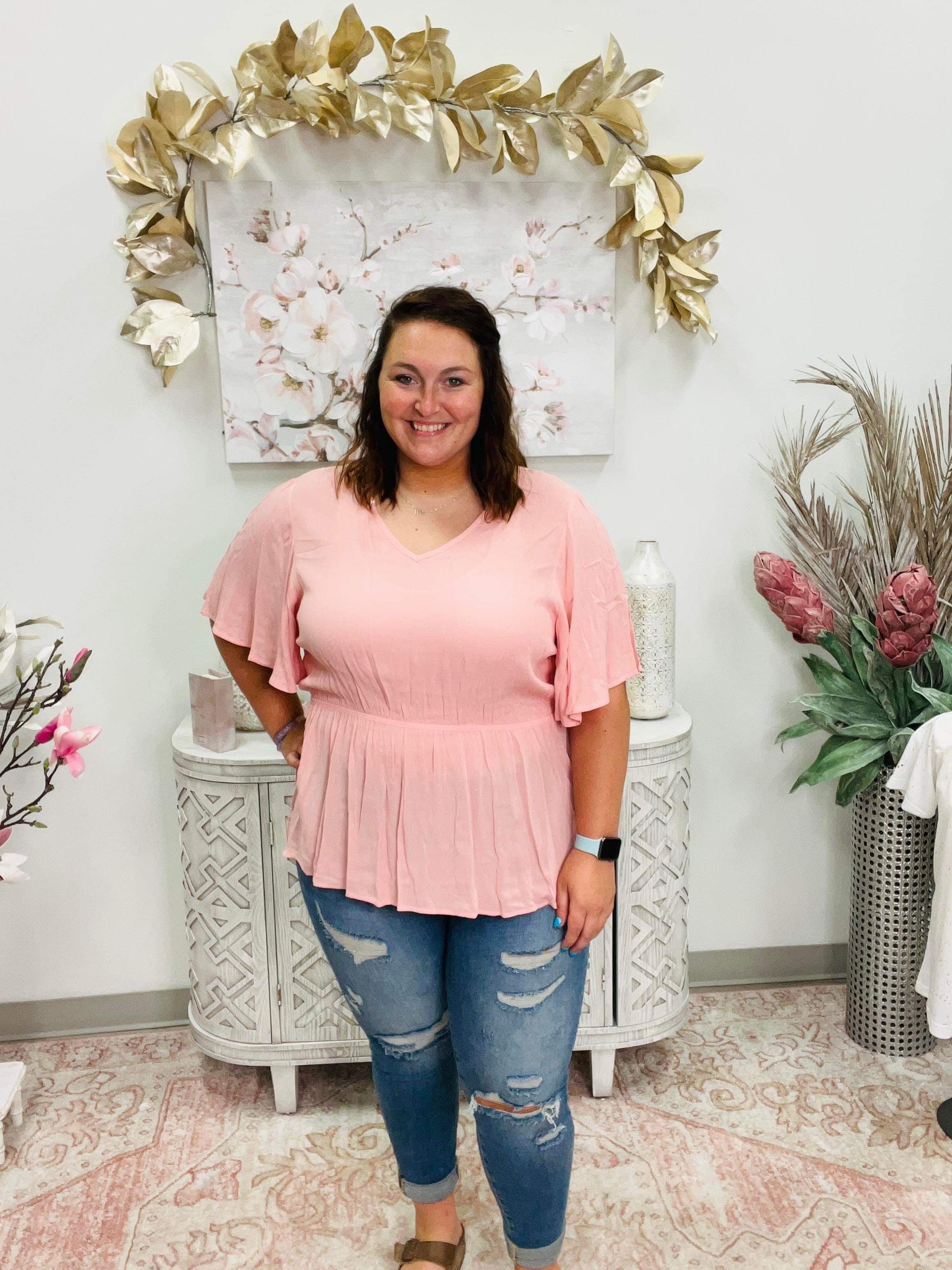 Ruffle Babydoll Top