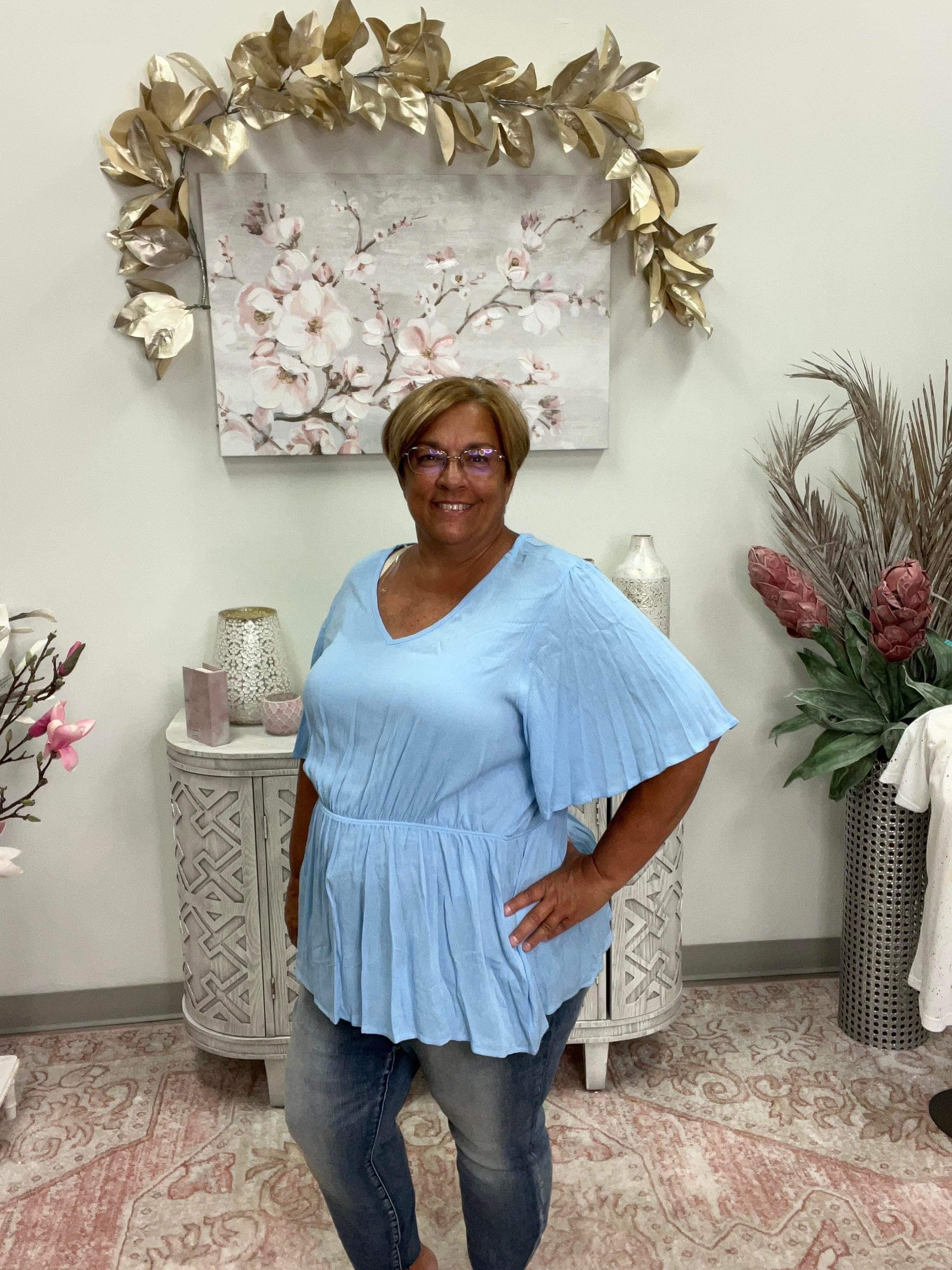 Ruffle Babydoll Top