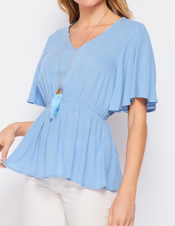 Ruffle Babydoll Top