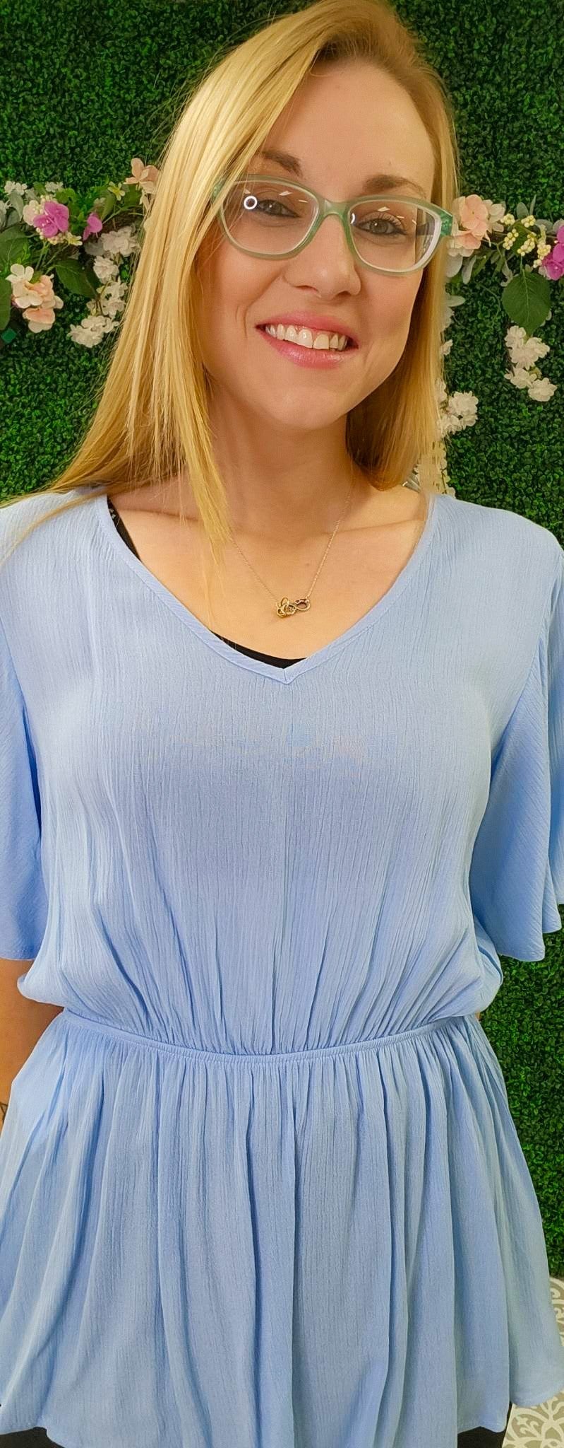 Ruffle Babydoll Top