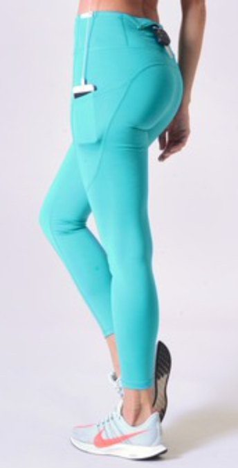 Yelete High Waist Tech Pocket Leggings