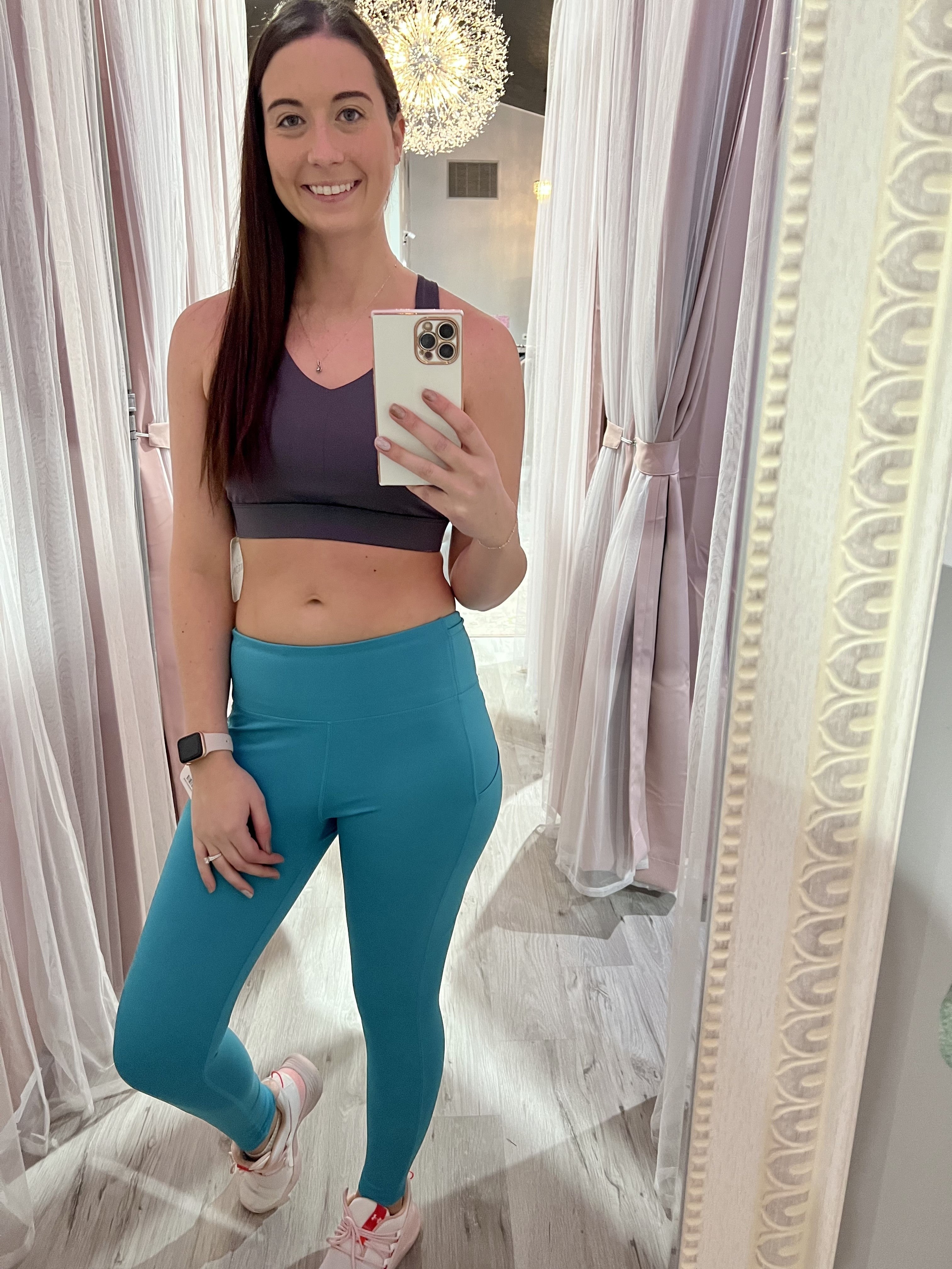 Yelete High Waist Tech Pocket Leggings