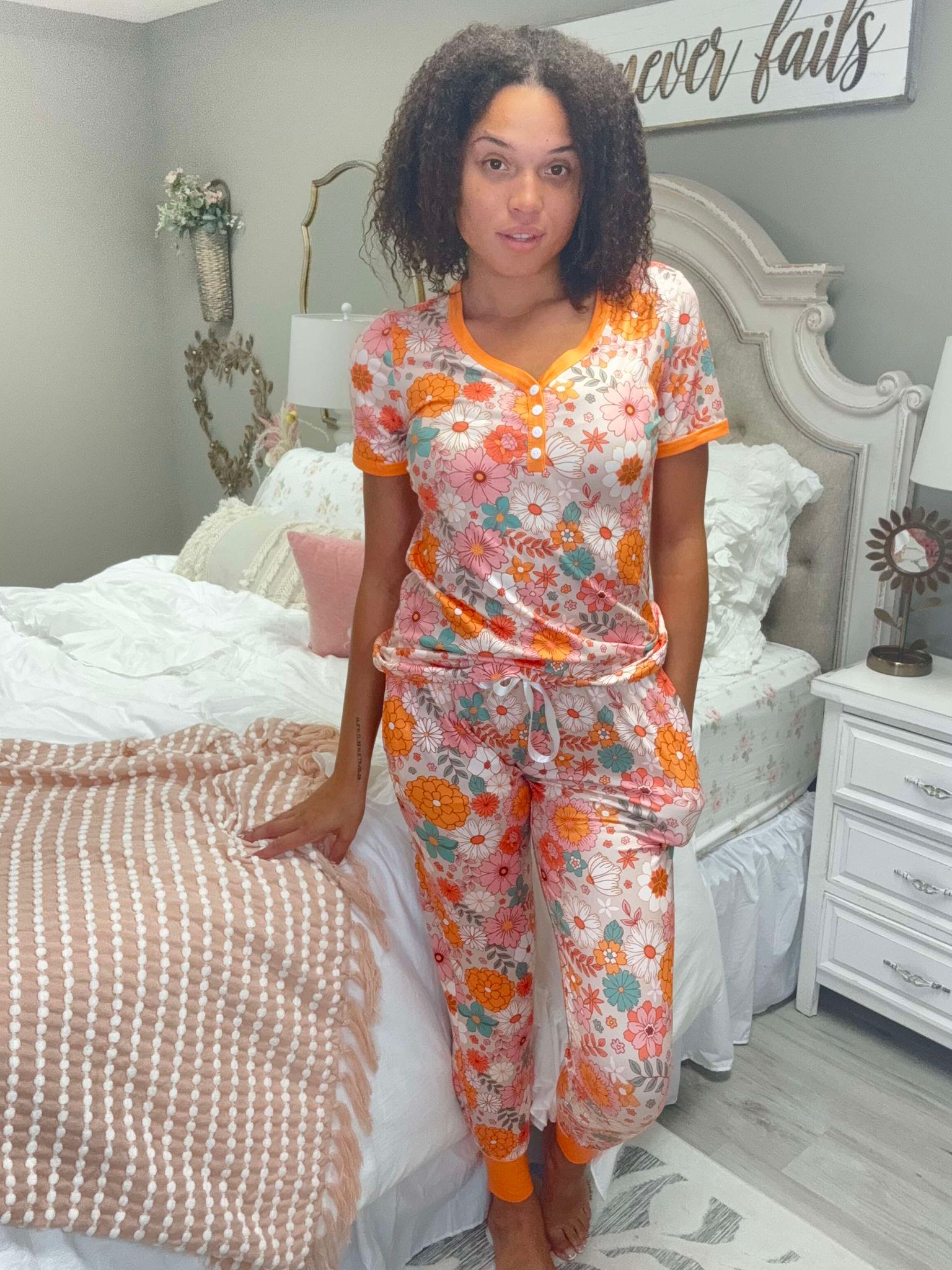 Shirley & Stone Autumn Blooms Pajamas