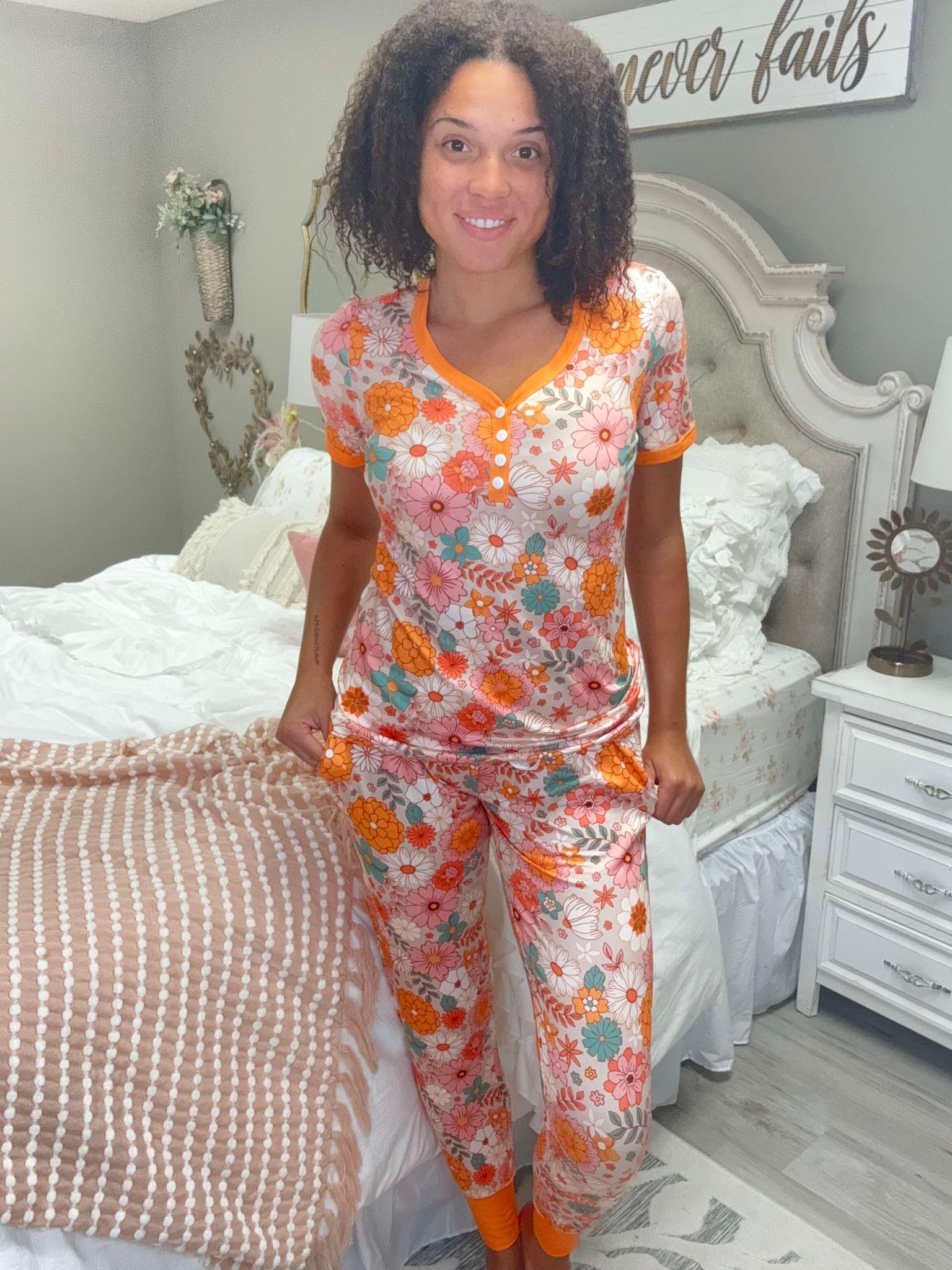 Shirley & Stone Autumn Blooms Pajamas