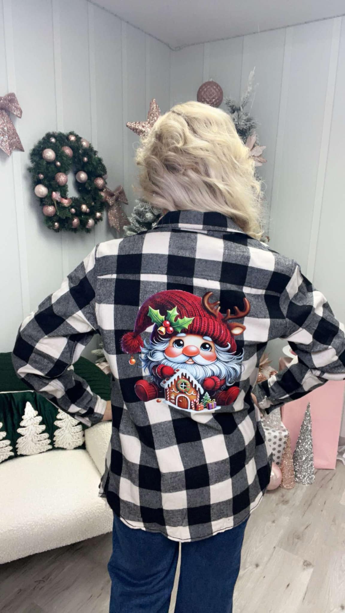 Custom Christmas Bling Flannels