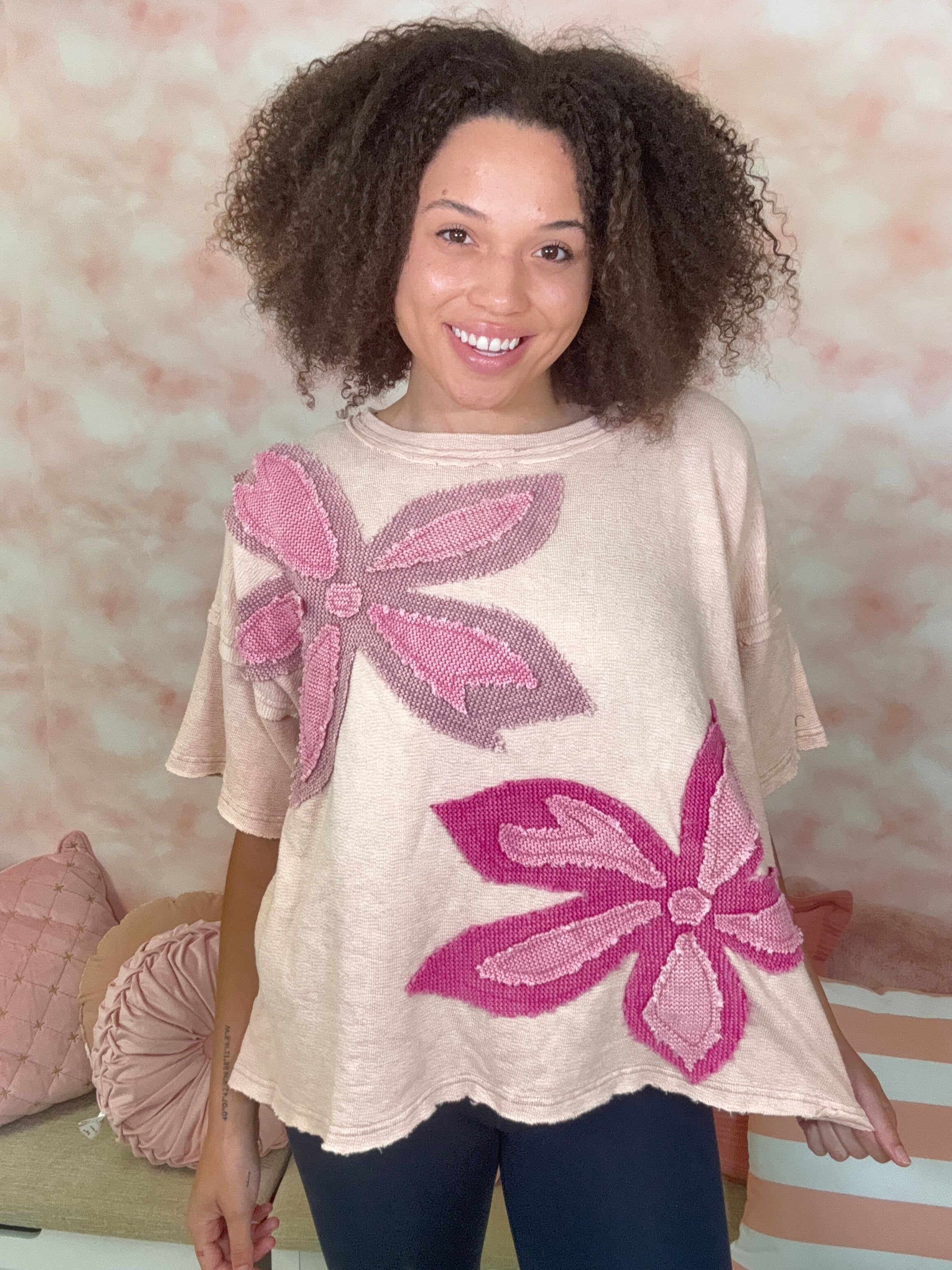 Oli & Hali Flower Patch Top