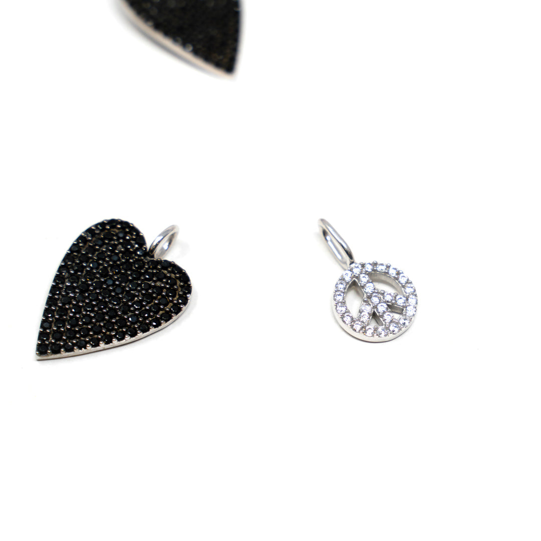 Moody Heart Charm Charms & Pendants The Sis Kiss 