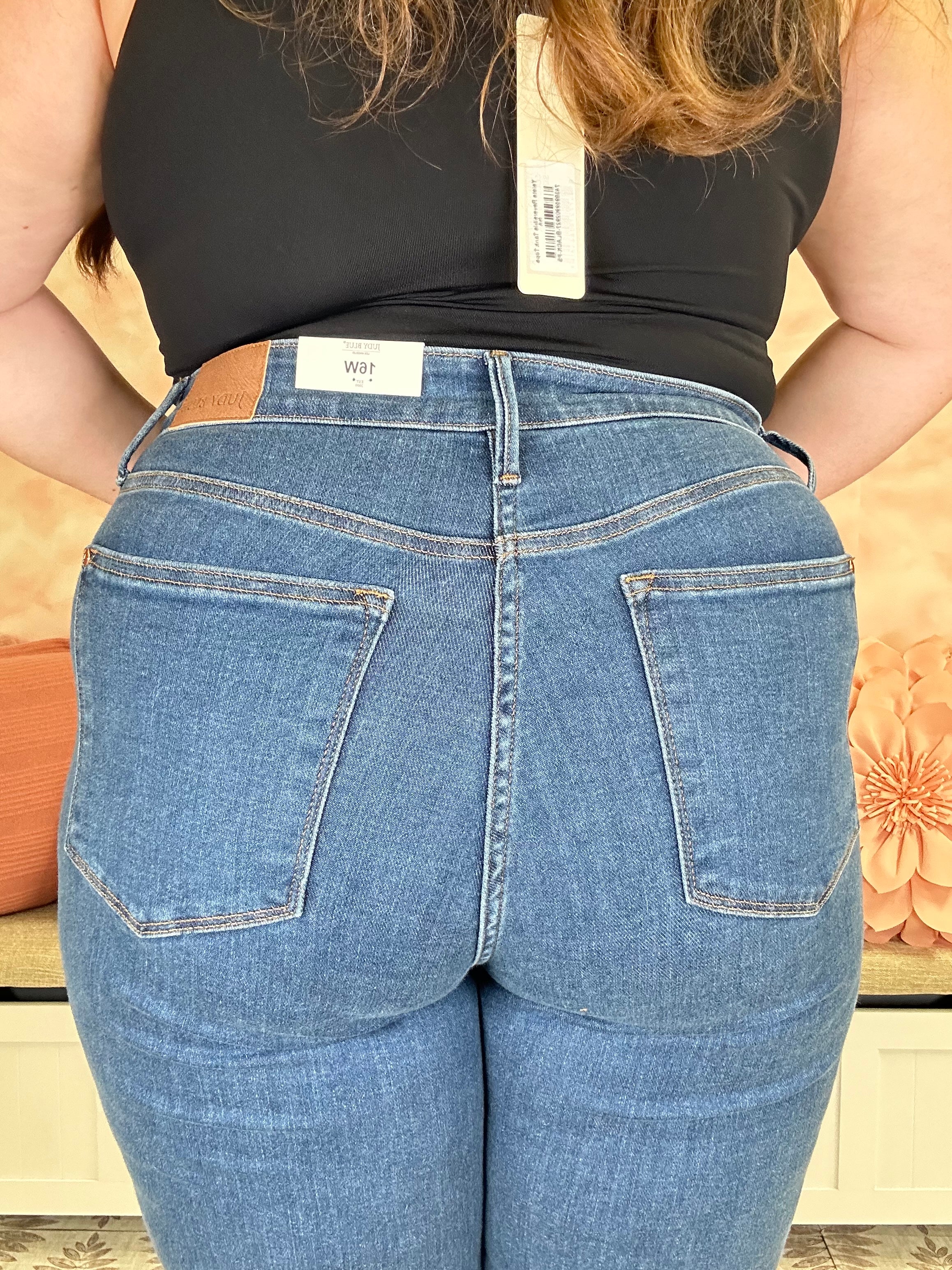 Judy Blue High Waist Vintage Wide Jeans