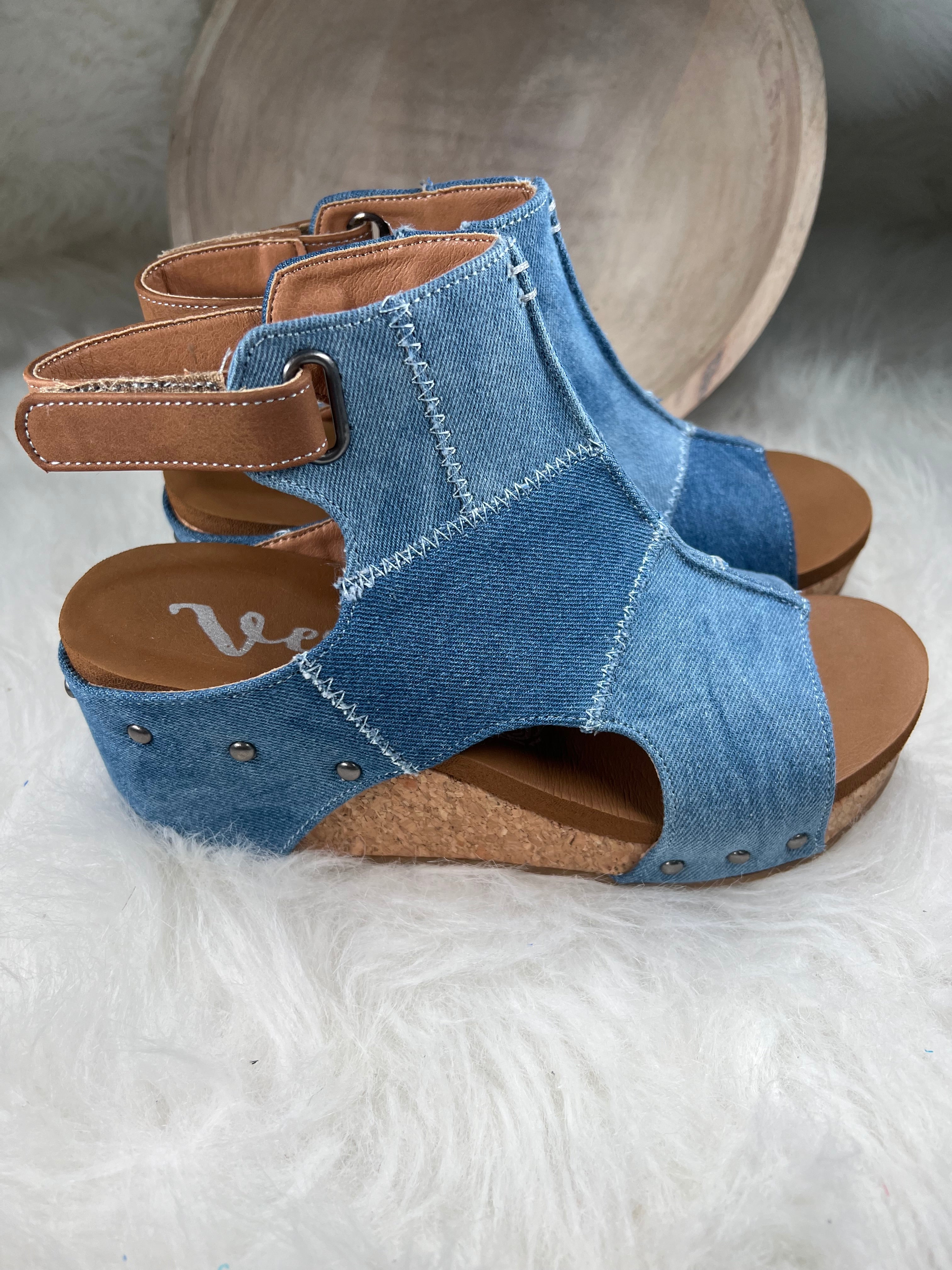 Very G Denim Lala Wedges