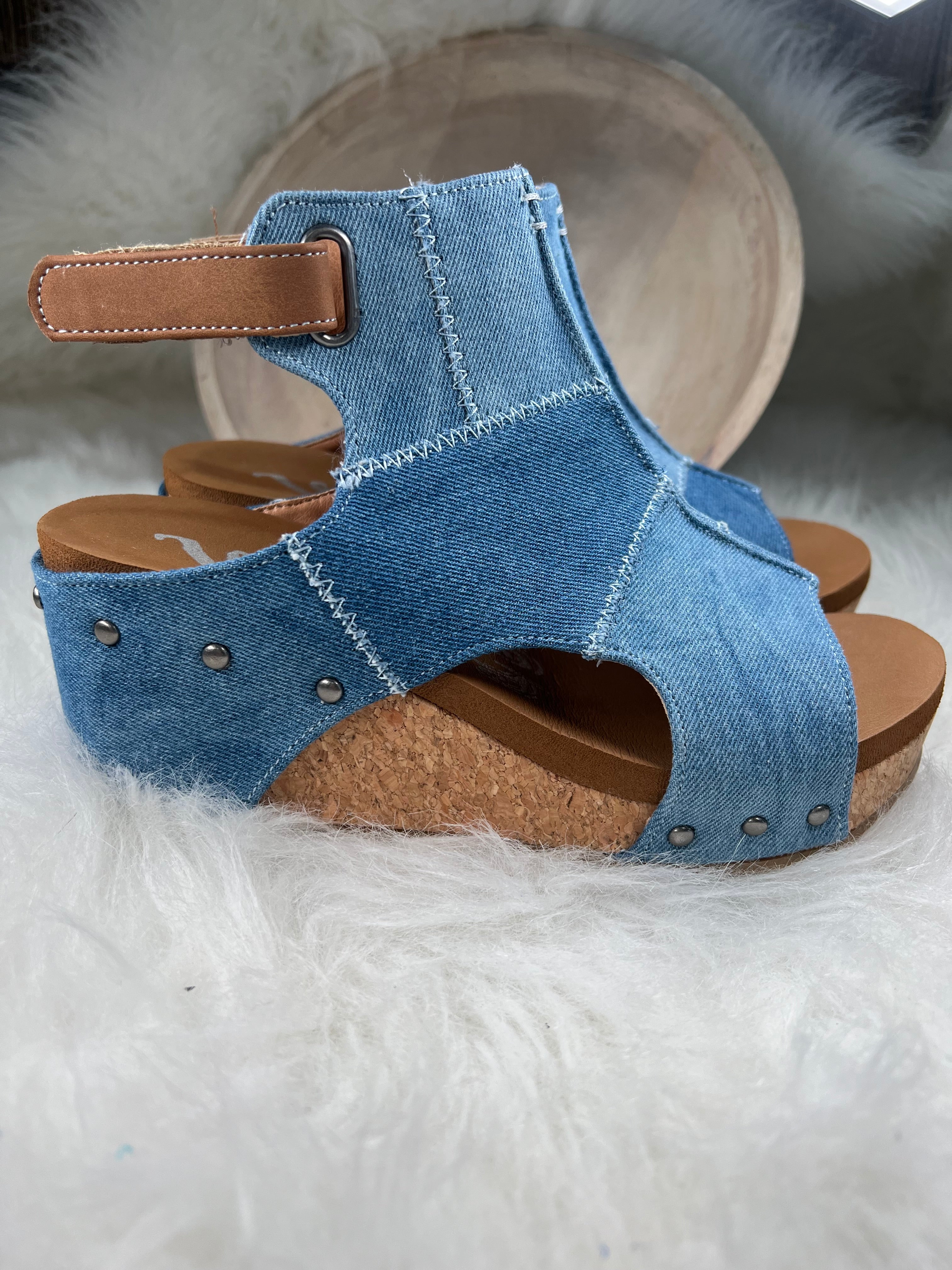 Very G Denim Lala Wedges