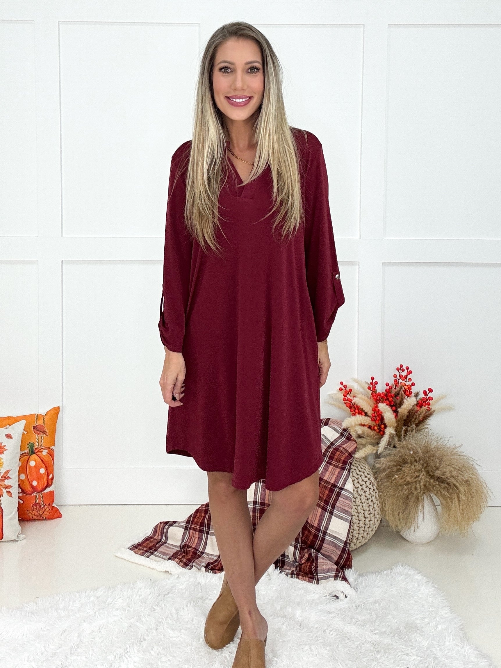 Dear Scarlett Fall Lizzy Dress-240 Dresses- Simply Simpson's Boutique is a Women's Online Fashion Boutique Located in Jupiter, Florida