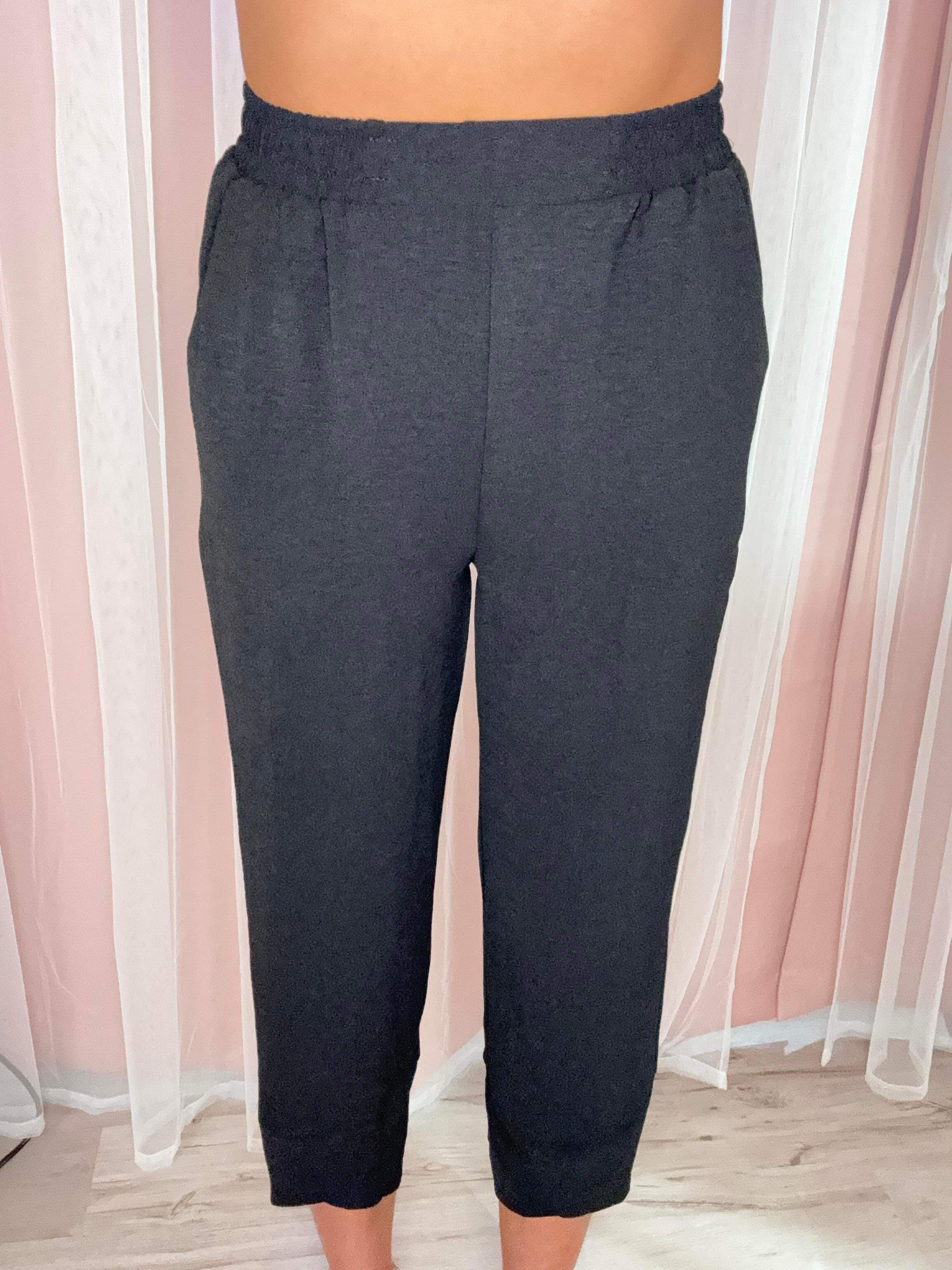 White Birch High Waisted Knit Pant