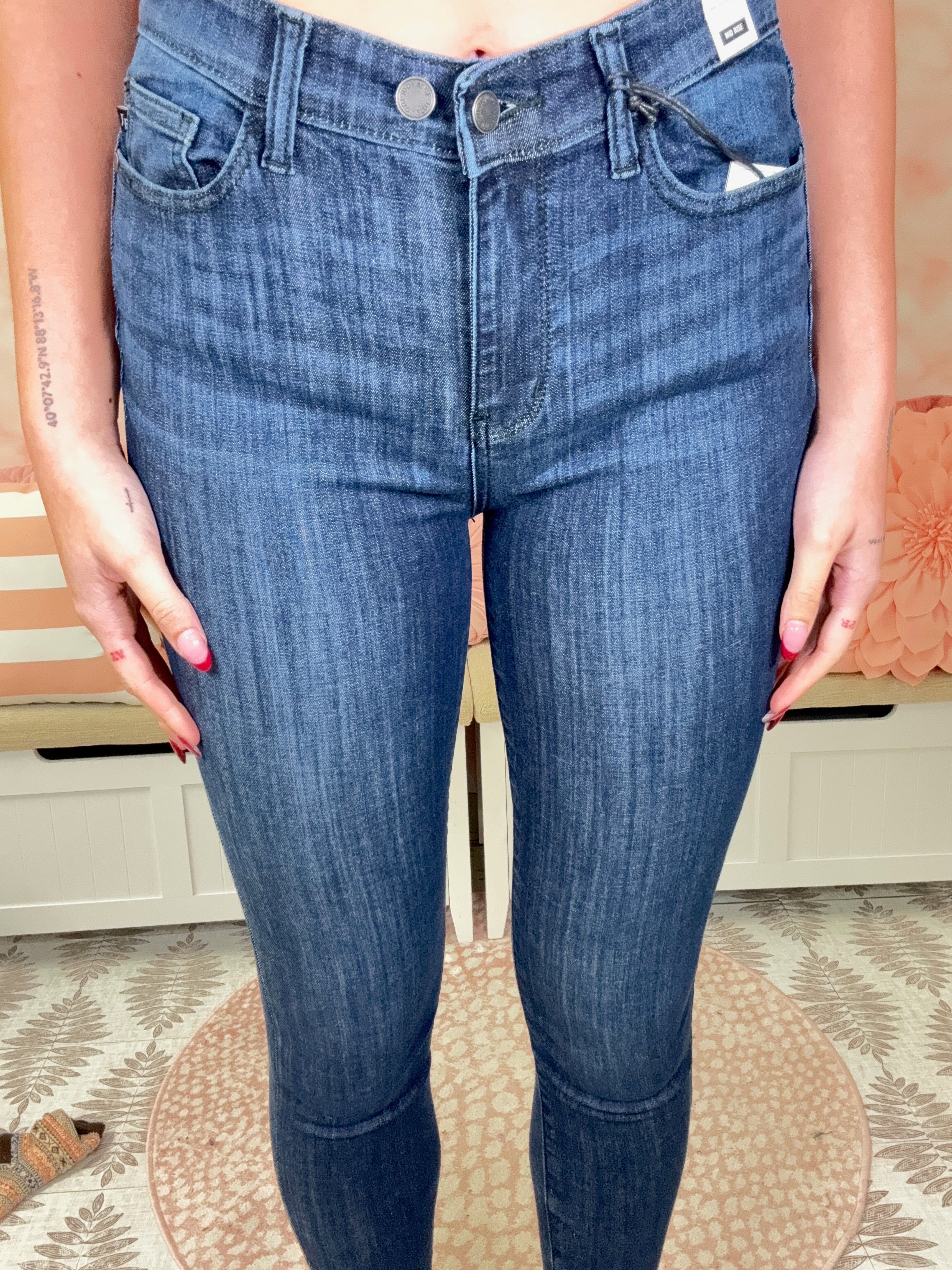 Judy Blue Dark Wash Skinny Jeans