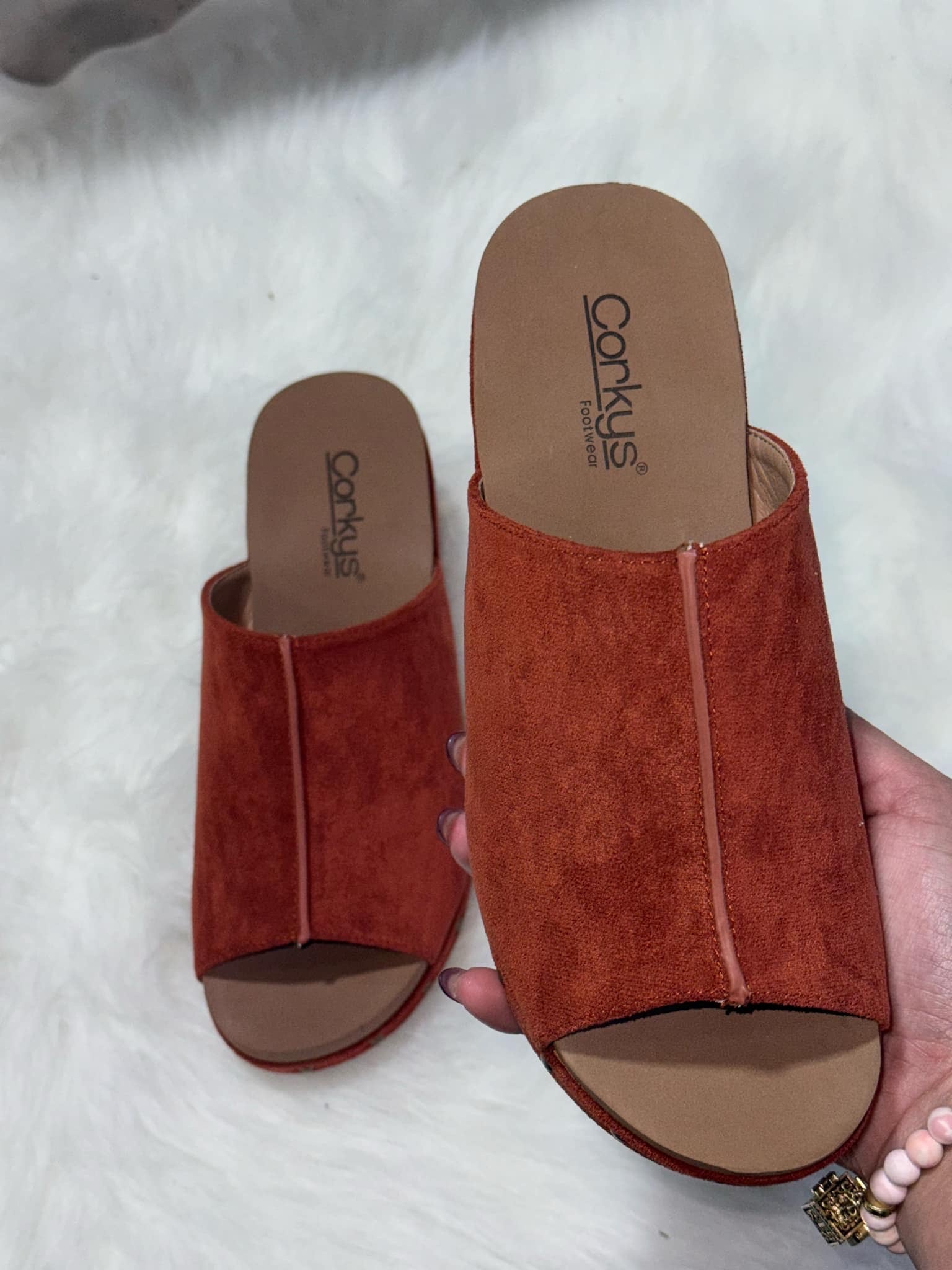 Corky's Rust Hissy Fit Sandal