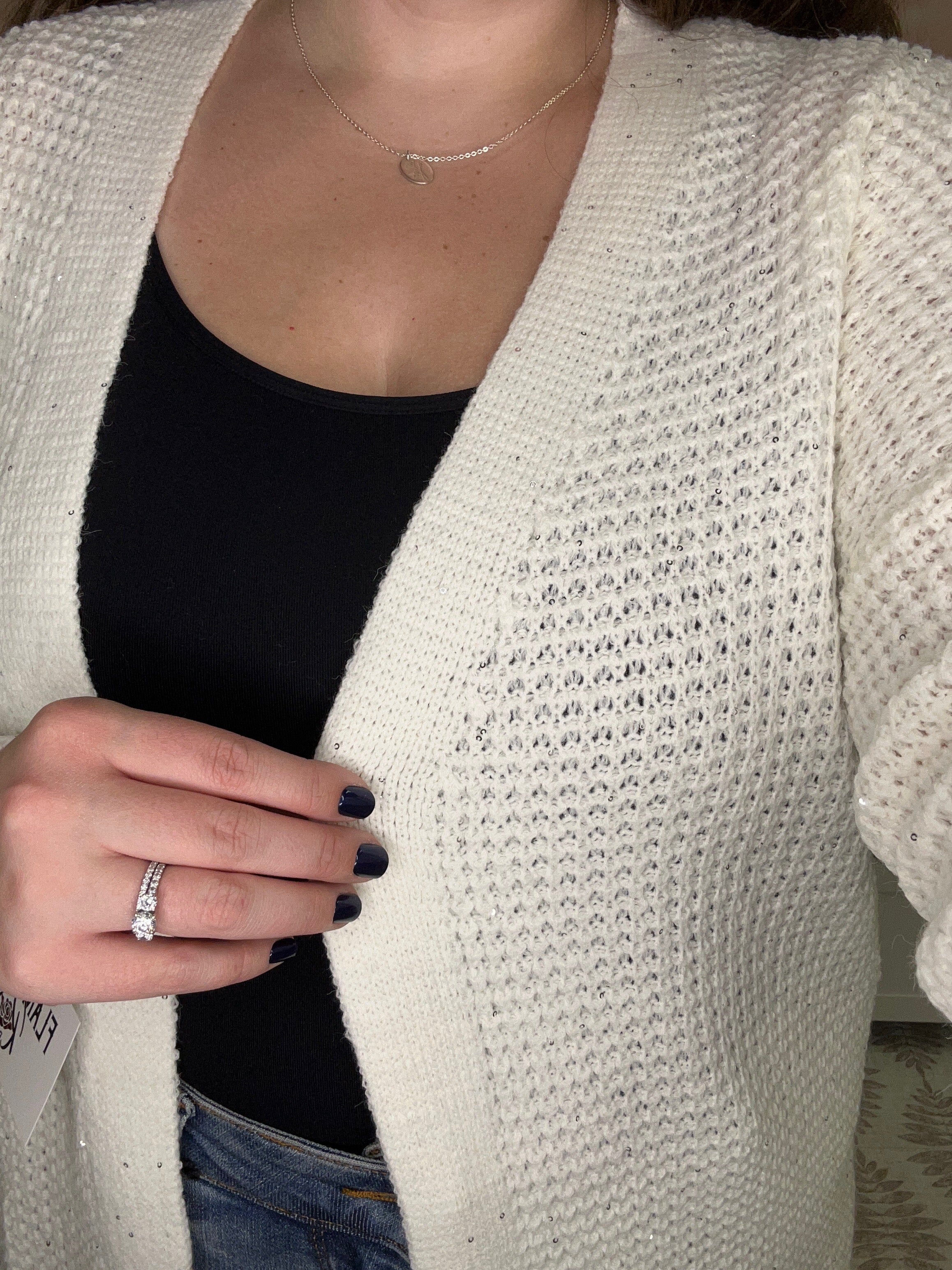 White Birch Steal the Spotlight Cardigan