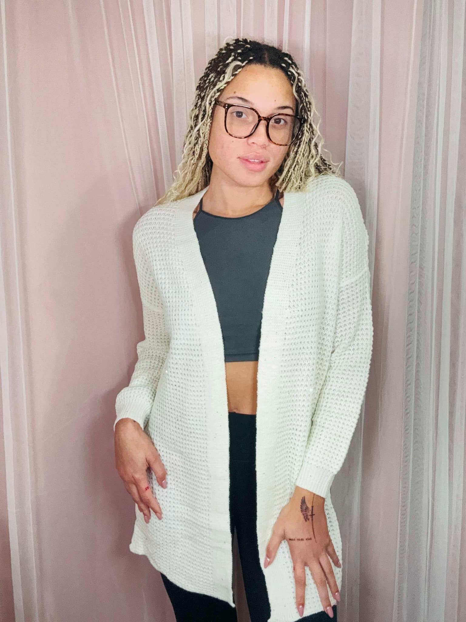 White Birch Steal the Spotlight Cardigan