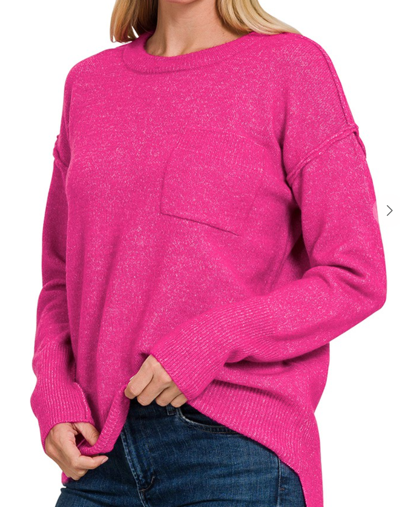 Zenana Hi-Low Sweater