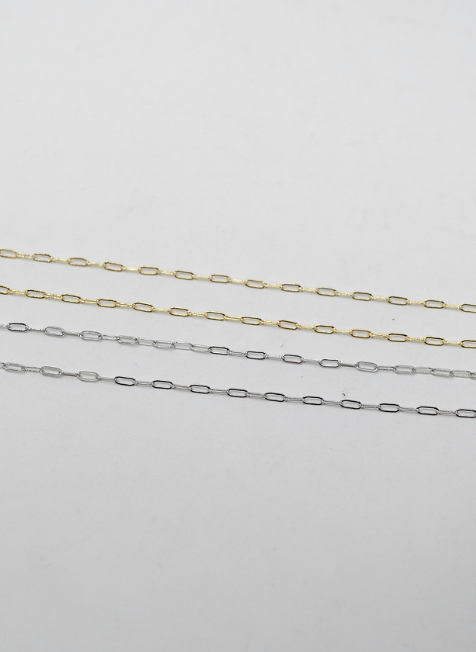 Mini Paperclip Chain Necklace