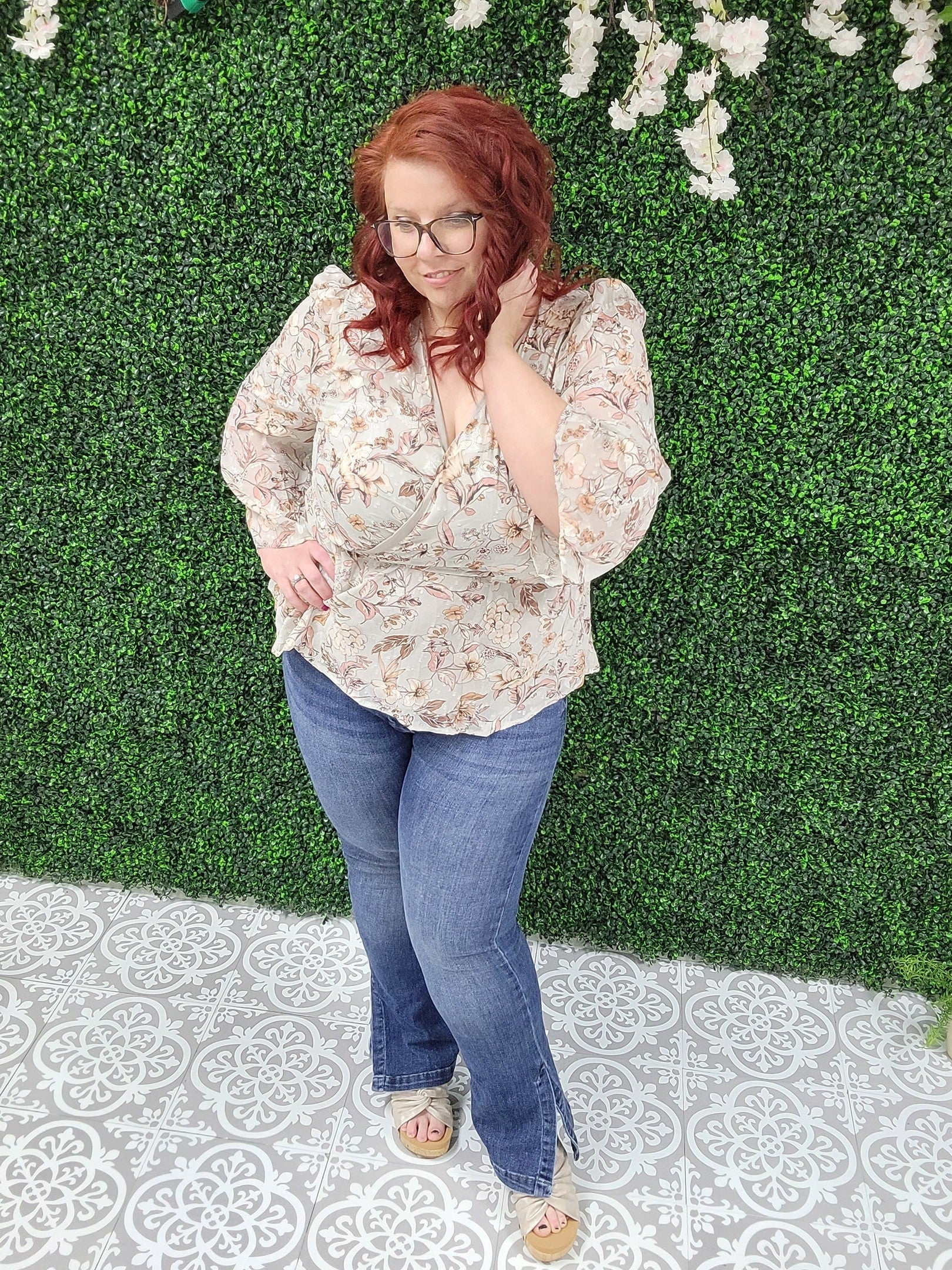 Tops Flannel Rose Boutique